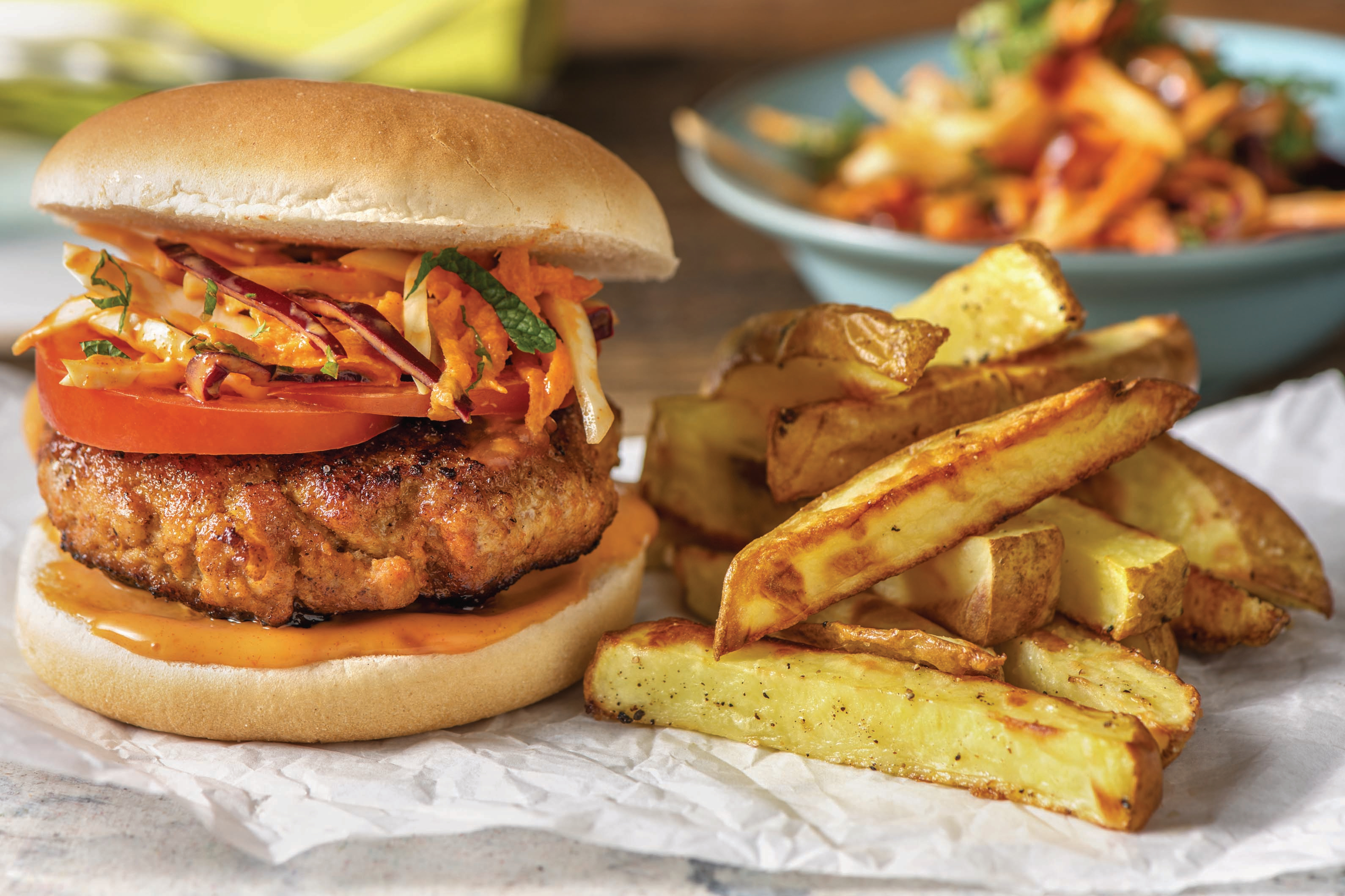 Asian Pork & Slaw Burger