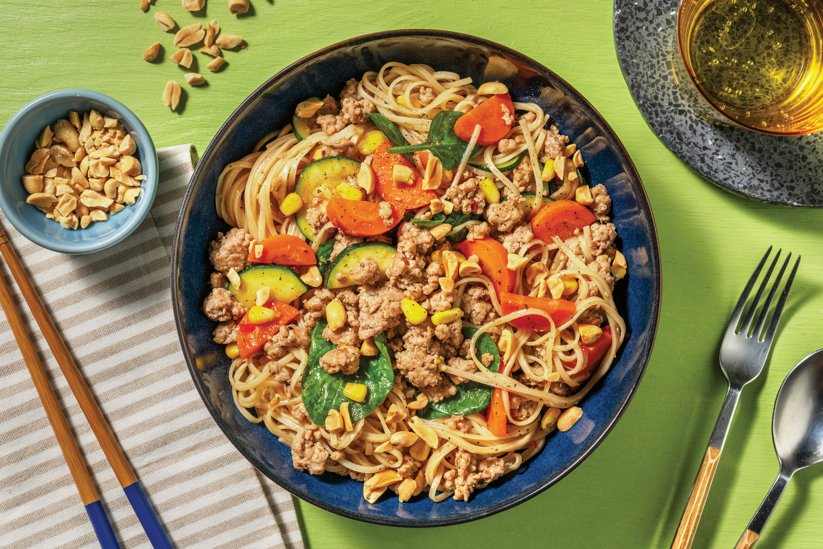 One-Pan Asian-Style Chicken & Noodles