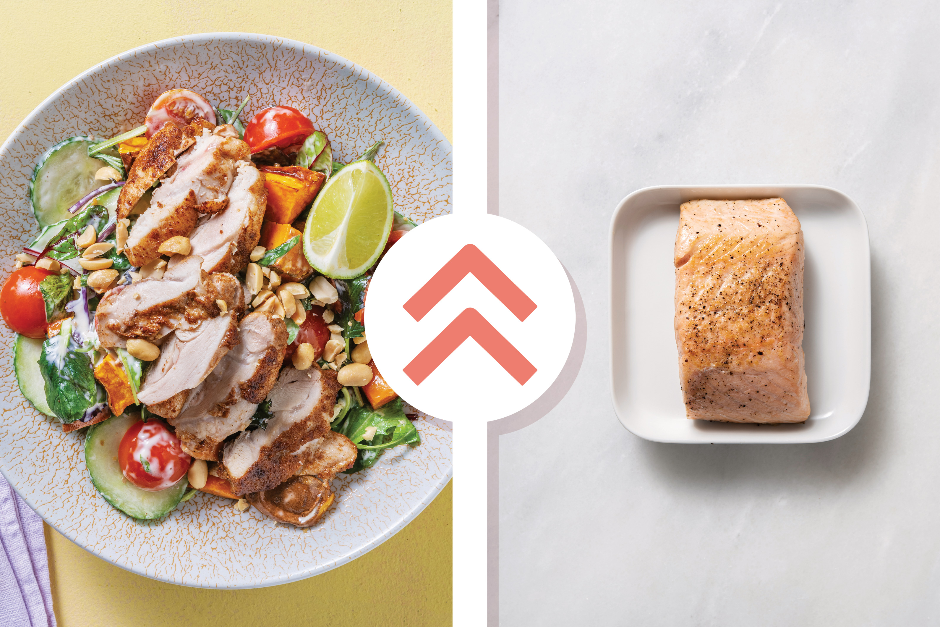 Asian-Style Salmon & Sweet Potato Salad