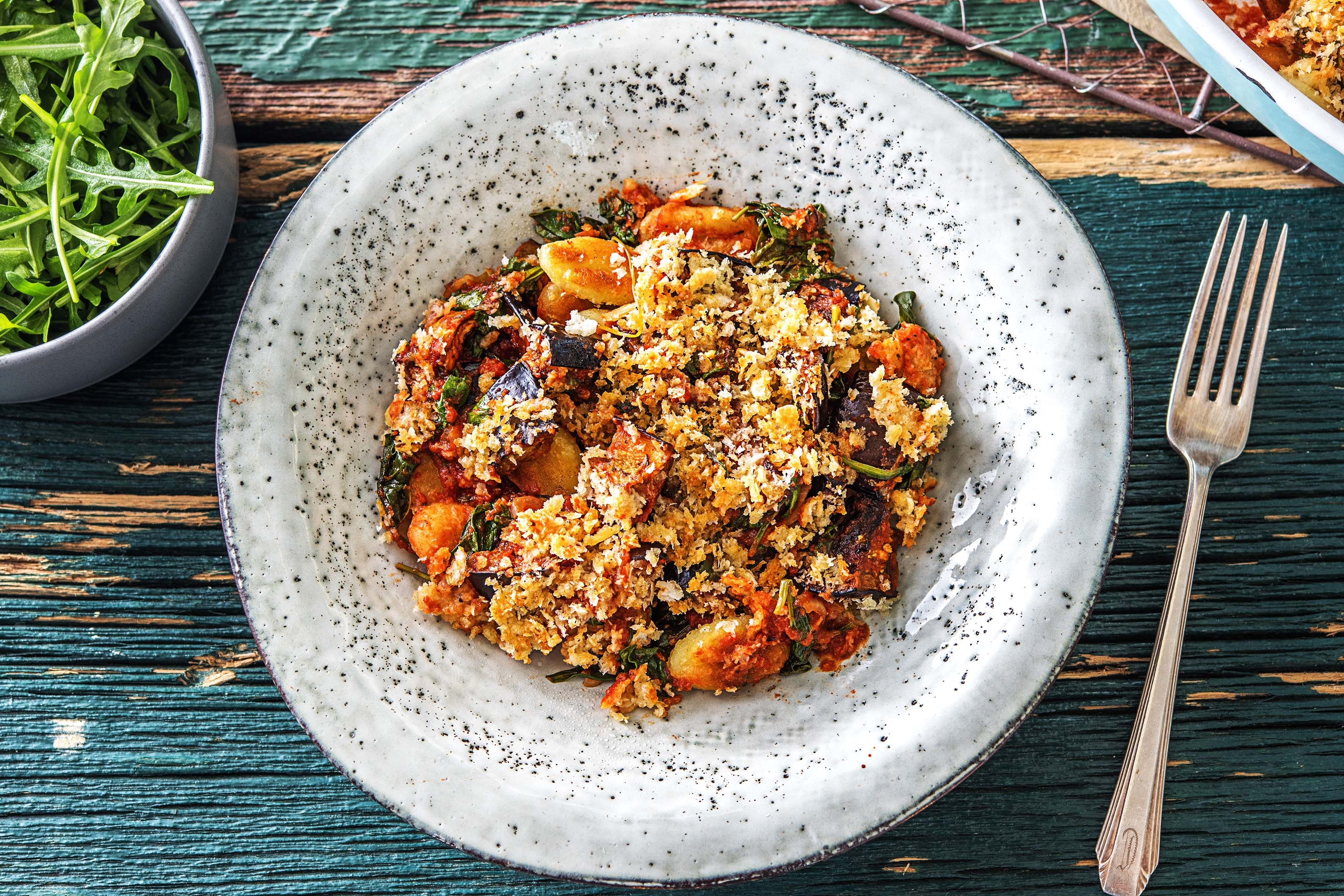 Aubergine Gnocchi Gratin