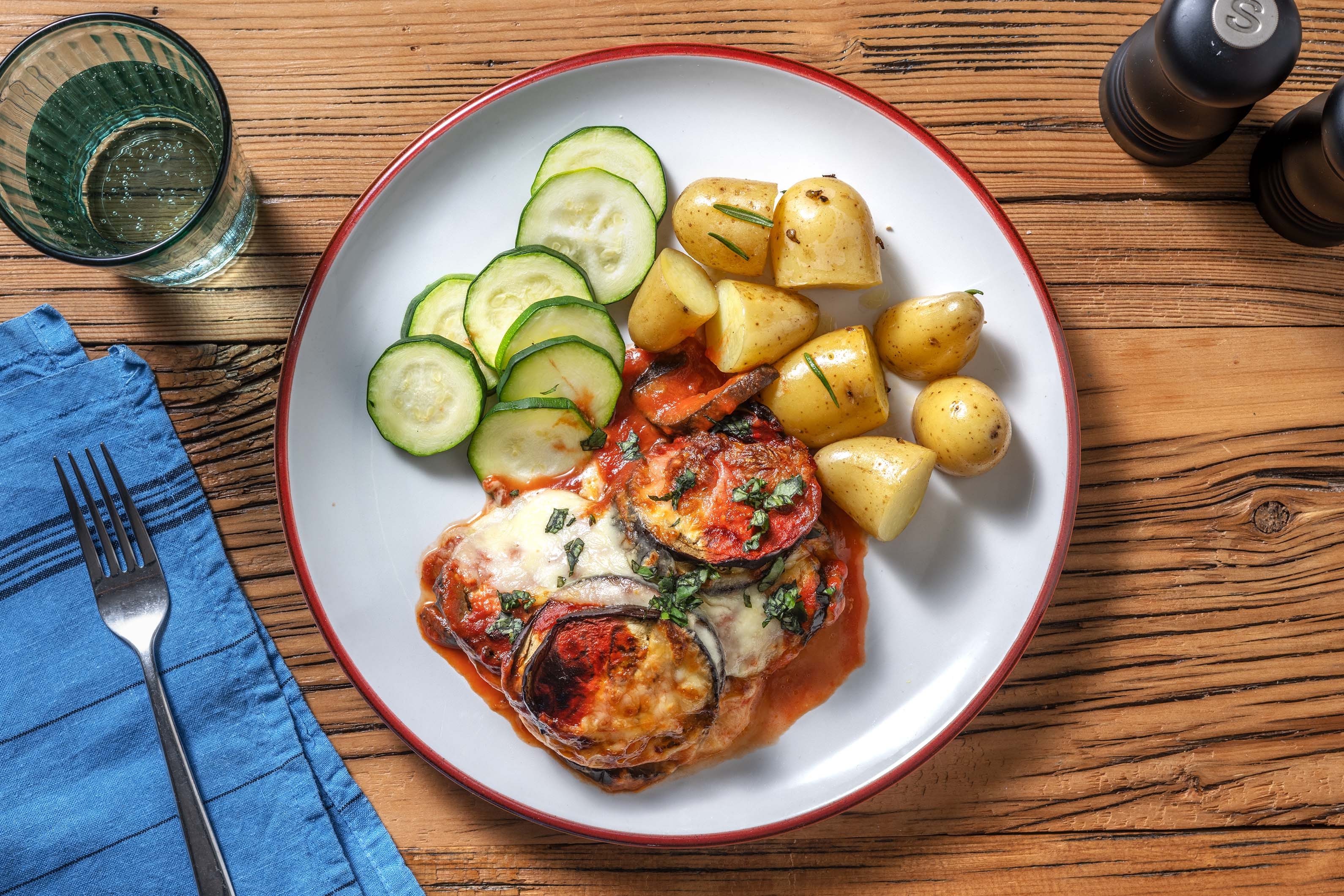 Auberginen nach Art Parmigiana