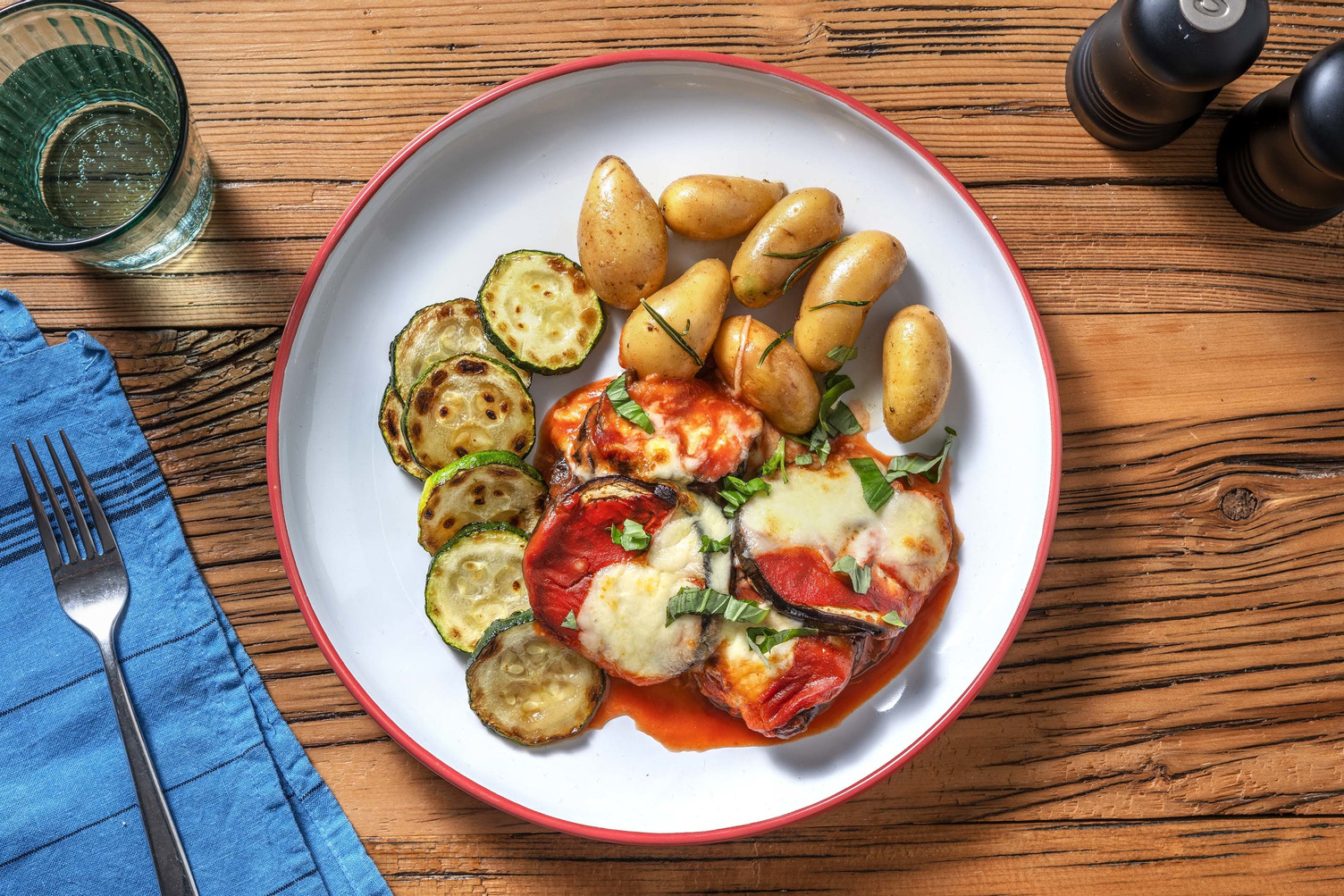 Auberginen nach Art Parmigiana