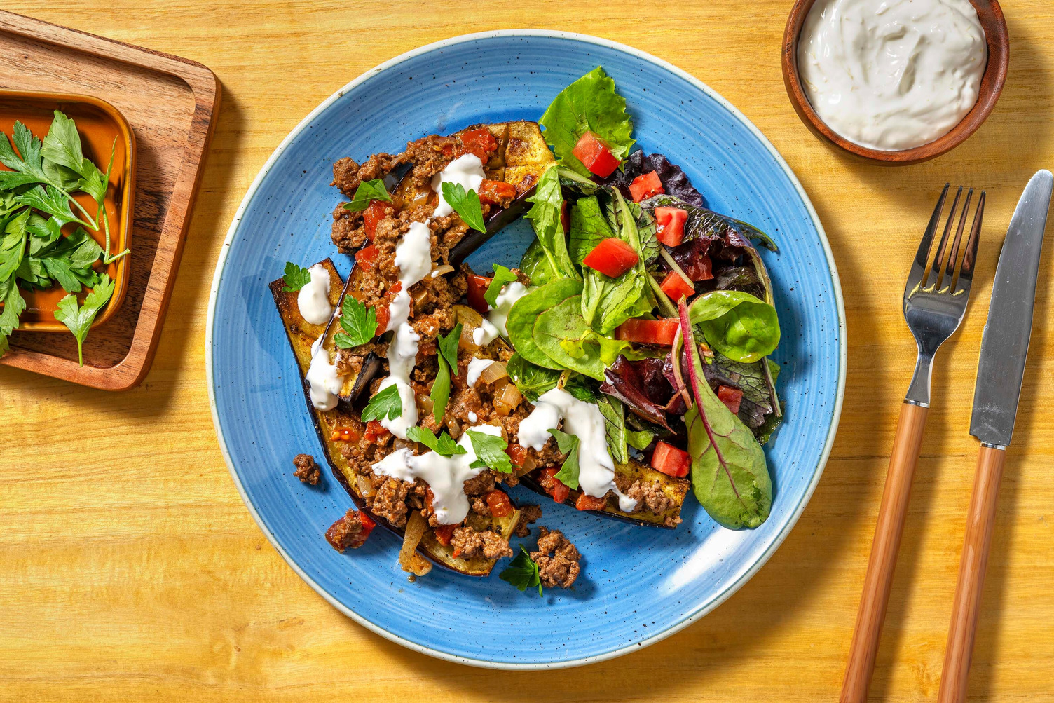 Carb Smart "Stuffed" Eggplant