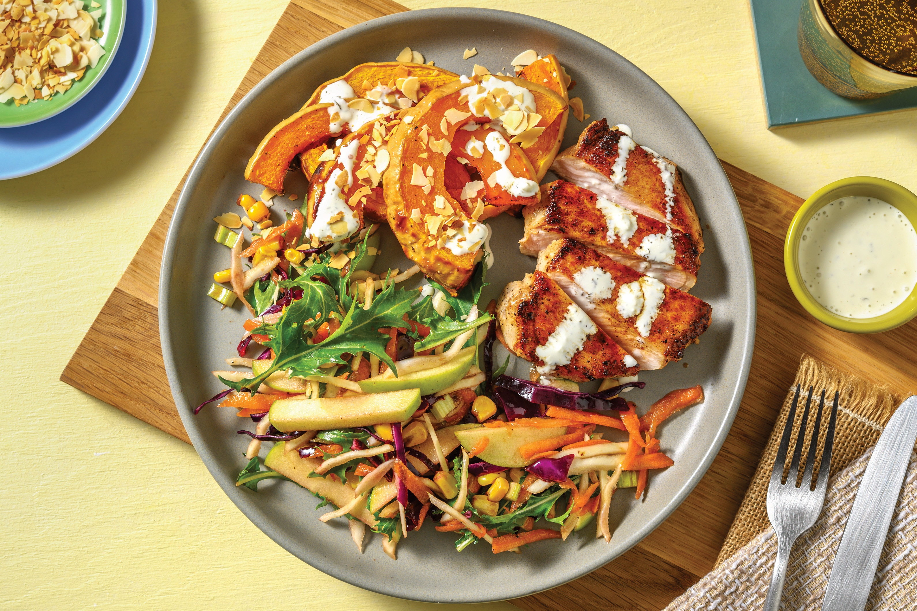 Aussie-Spiced Pork & Roast Pumpkin