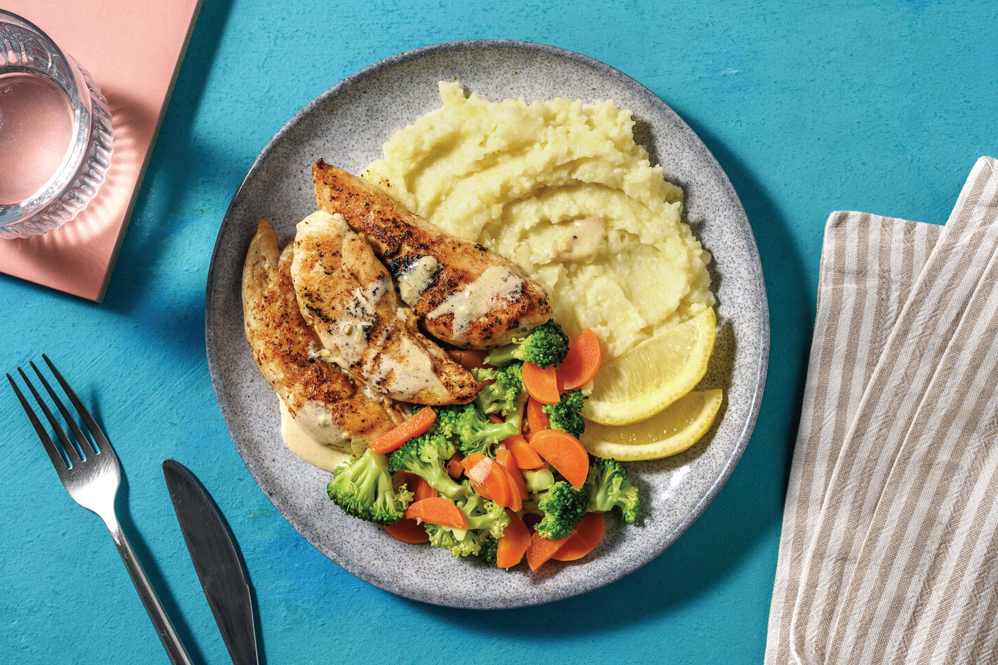 Seared Chicken & Creamy Lemon Sauce