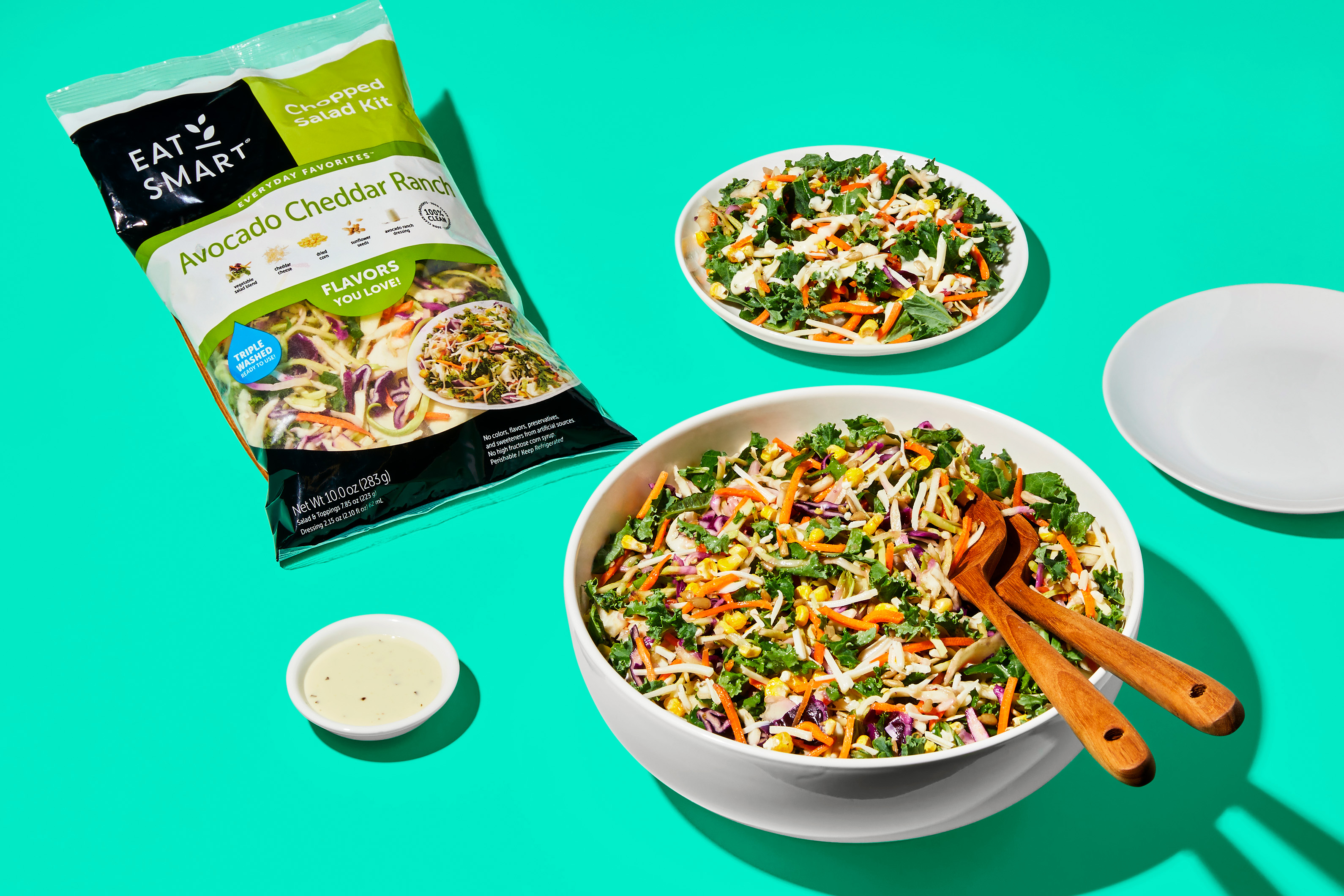 Avocado Cheddar Ranch Salad