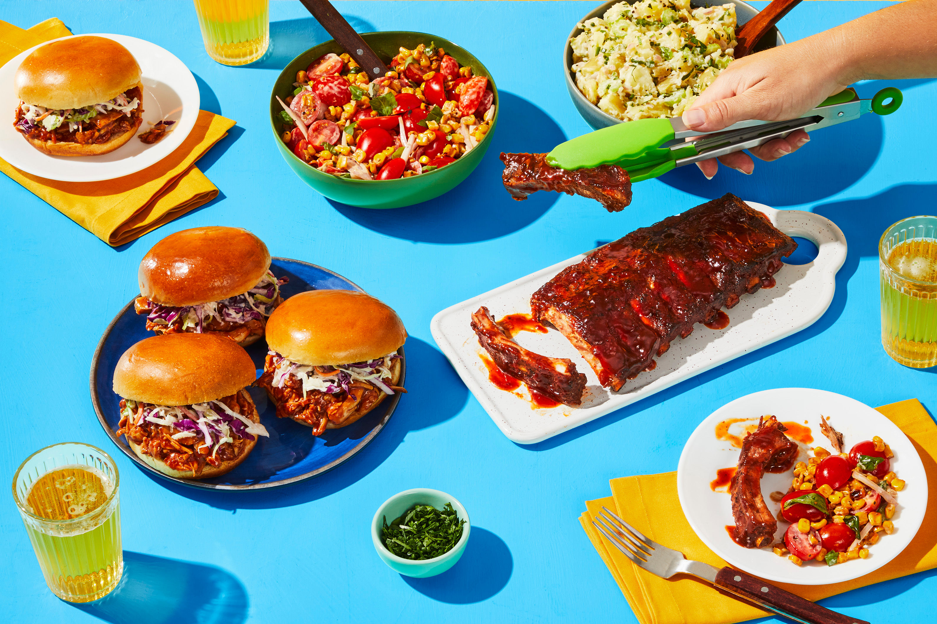 Baby Back Ribs & BBQ Chicken Sandwiches