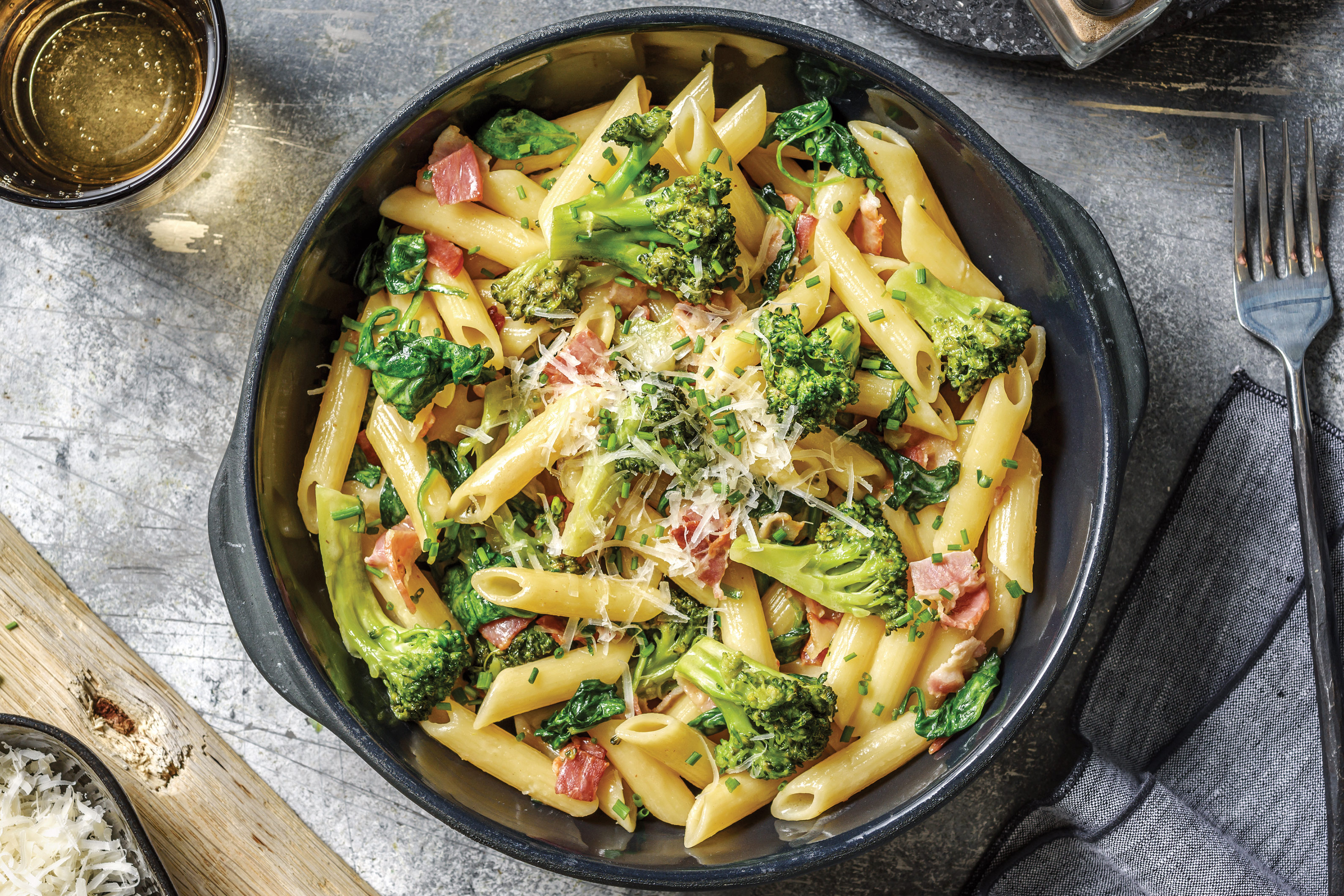 Bacon & Broccoli Penne