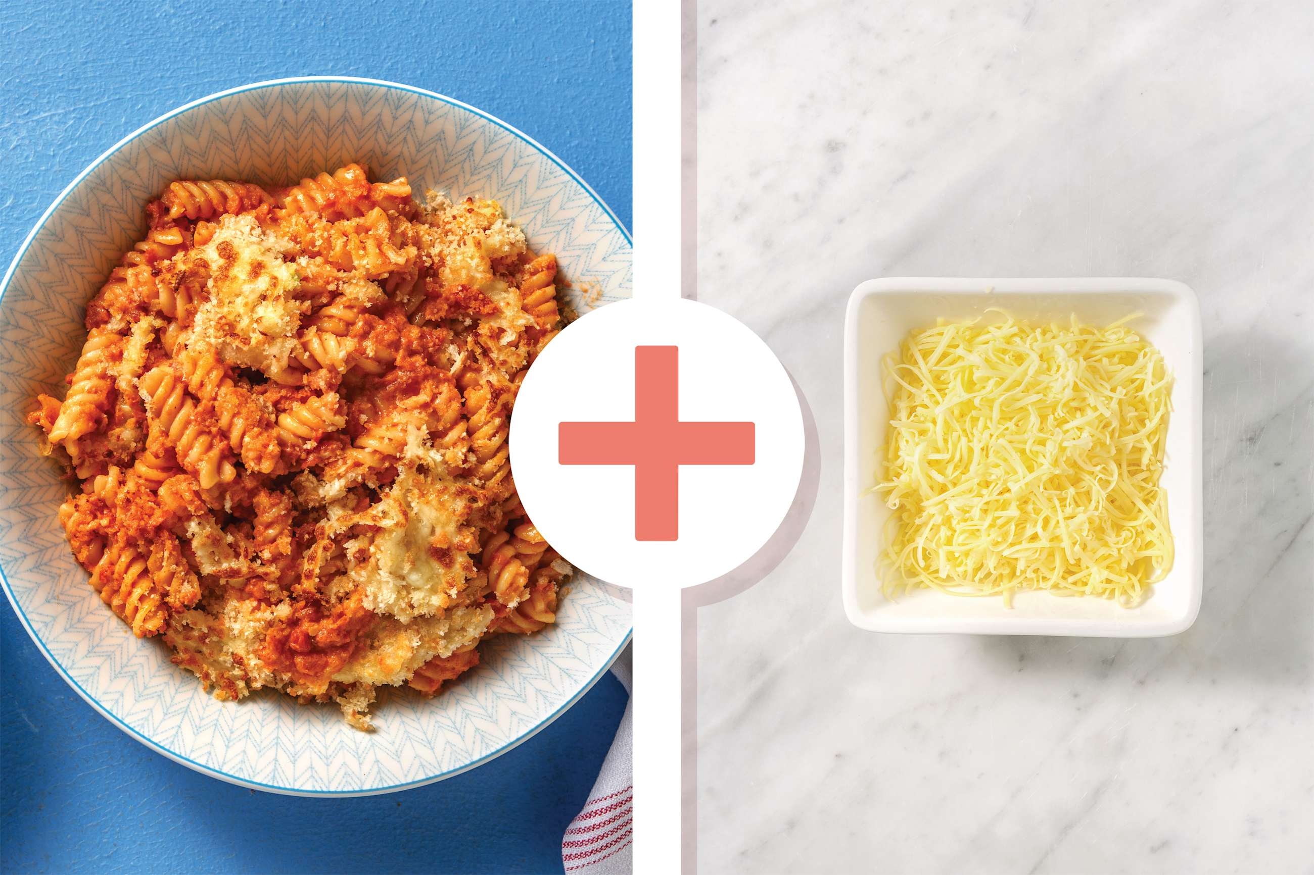 Bacon & Double Cheddar Pasta Bake