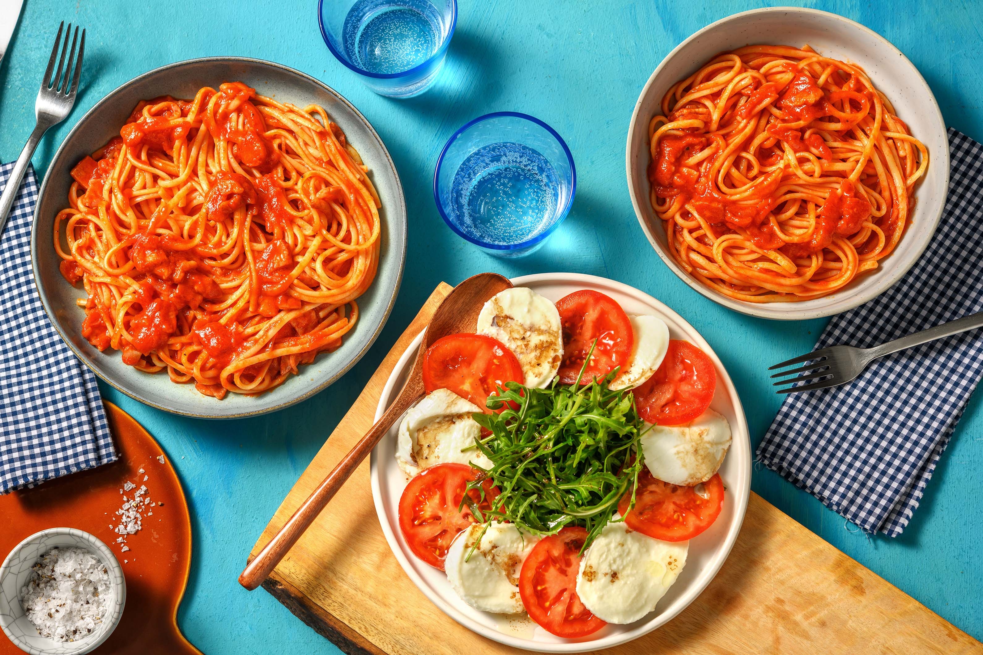 Bacon Linguine Amatriciana