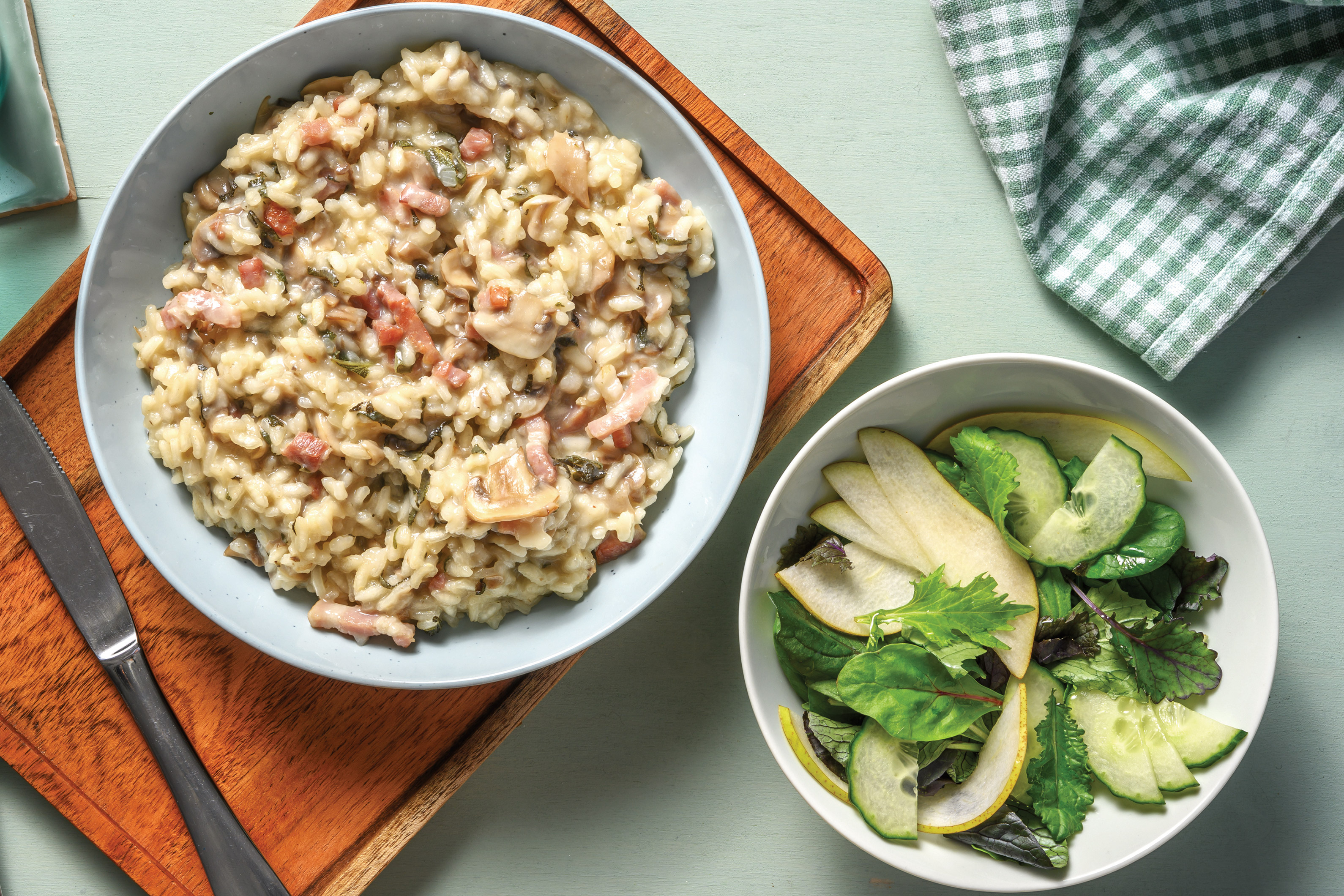 Bacon, Mushroom & Sage Risotto