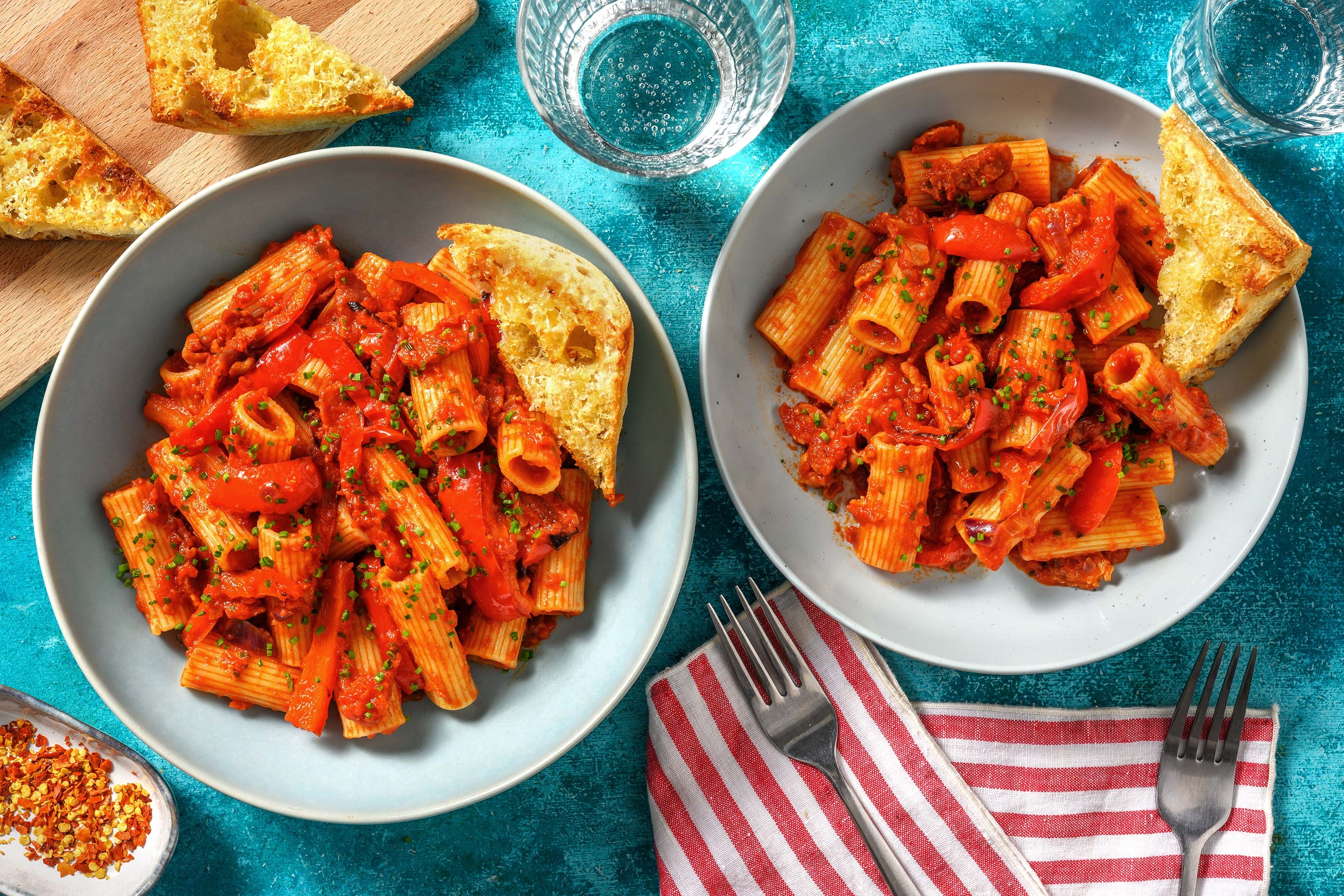 Bacon Rigatoni all’Arrabbiata