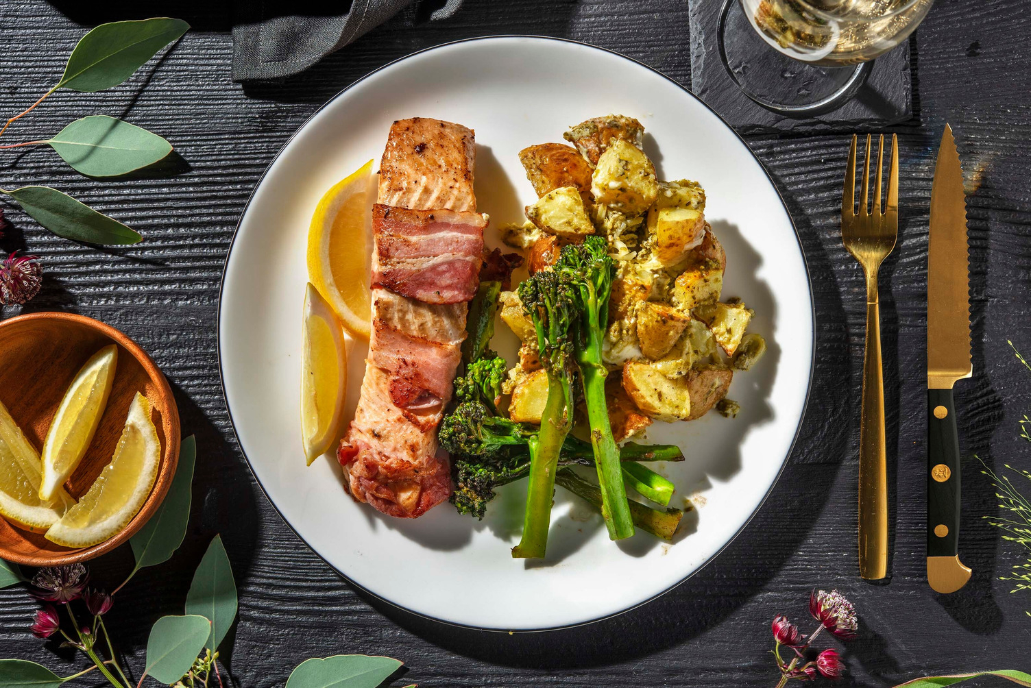 Bacon-Wrapped Salmon