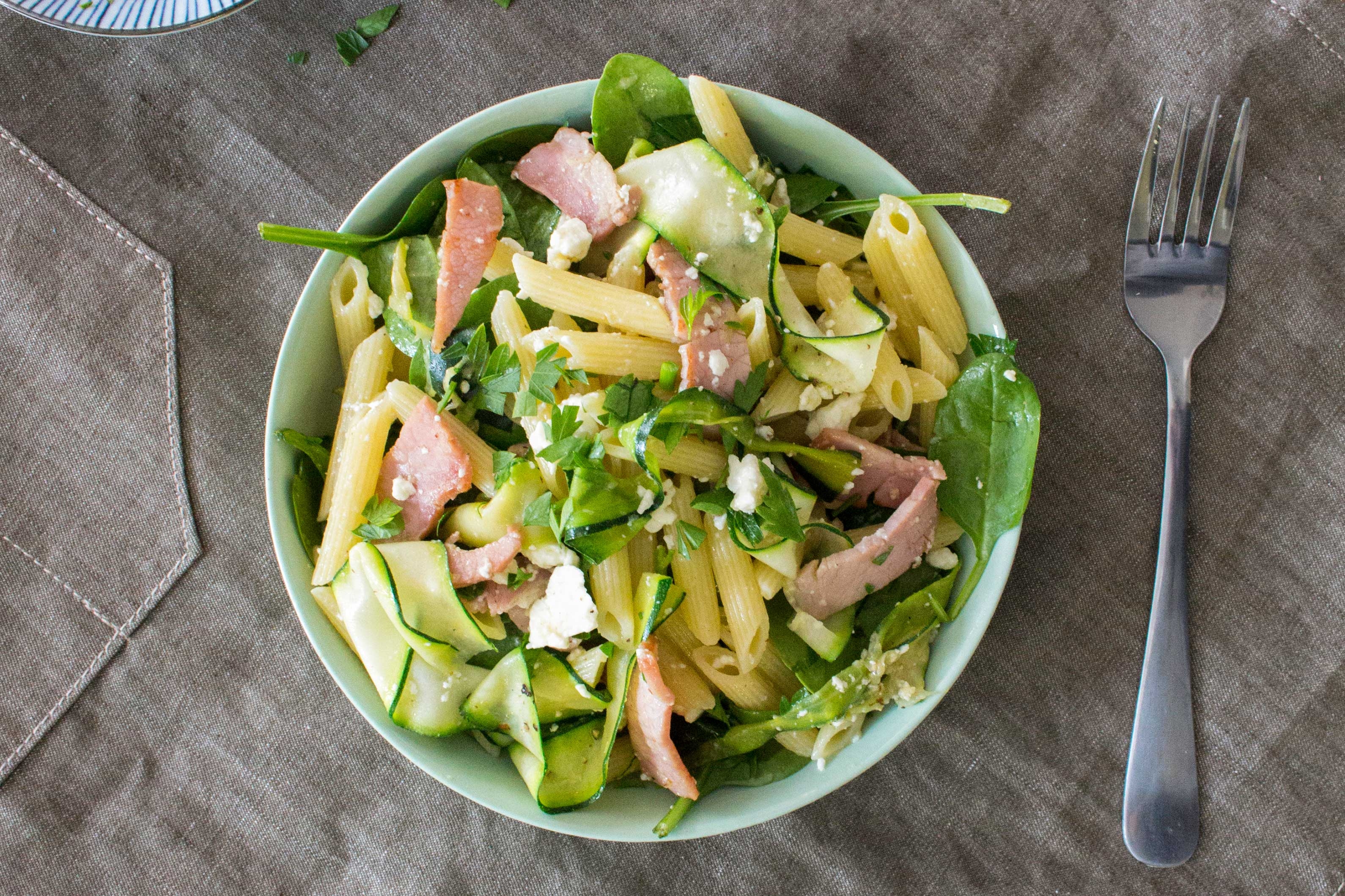 Bacon, Zucchini & Fetta Penne