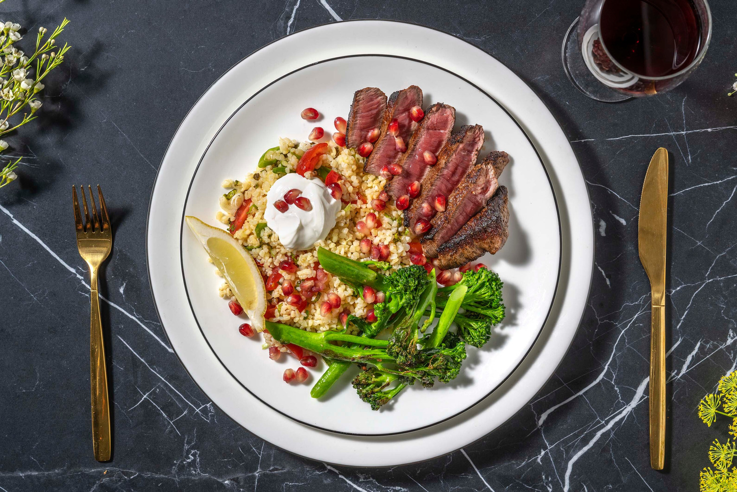 Baharat Spiced Lamb Steaks