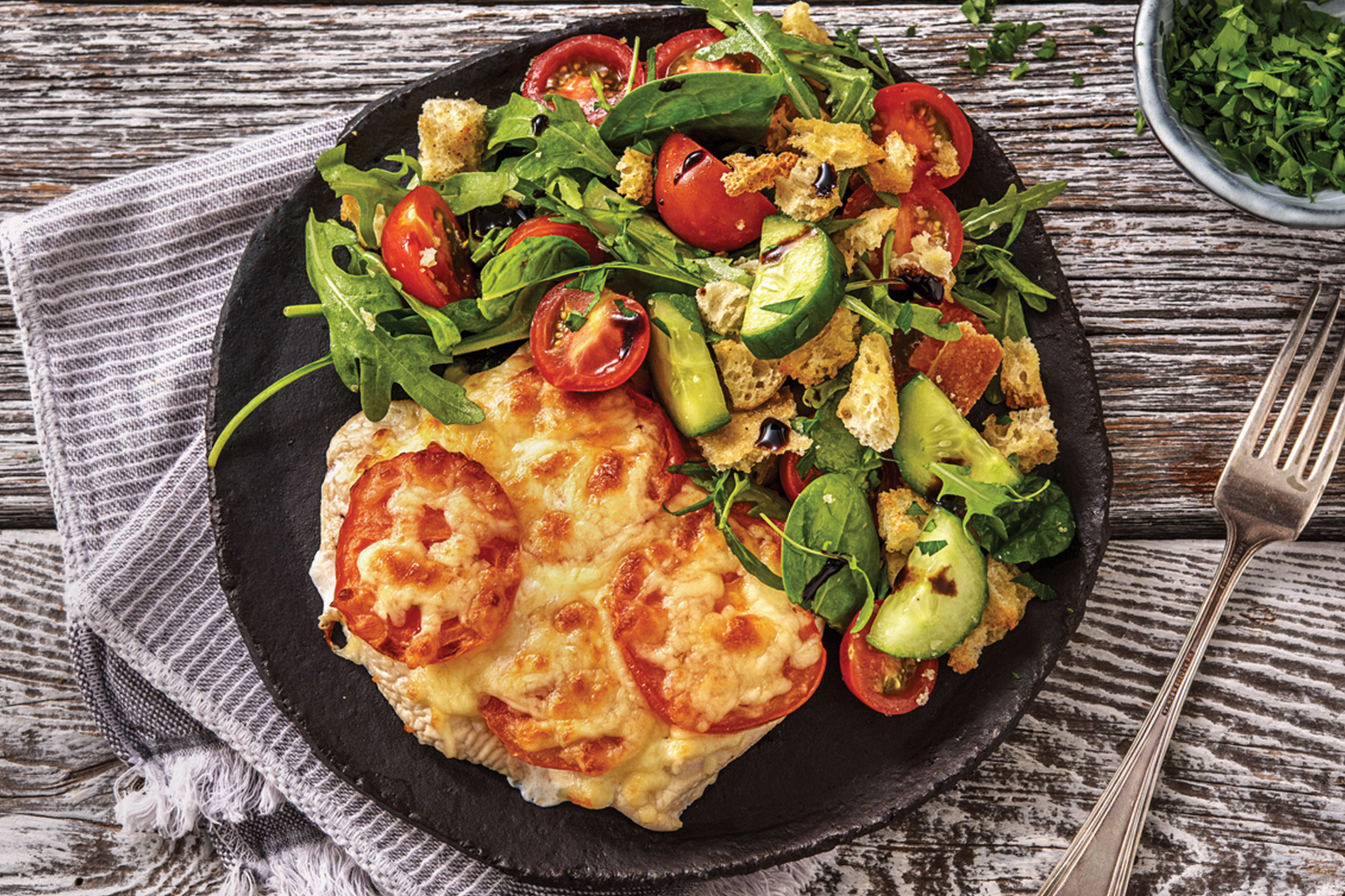 Baked Cheesy Italian Chicken