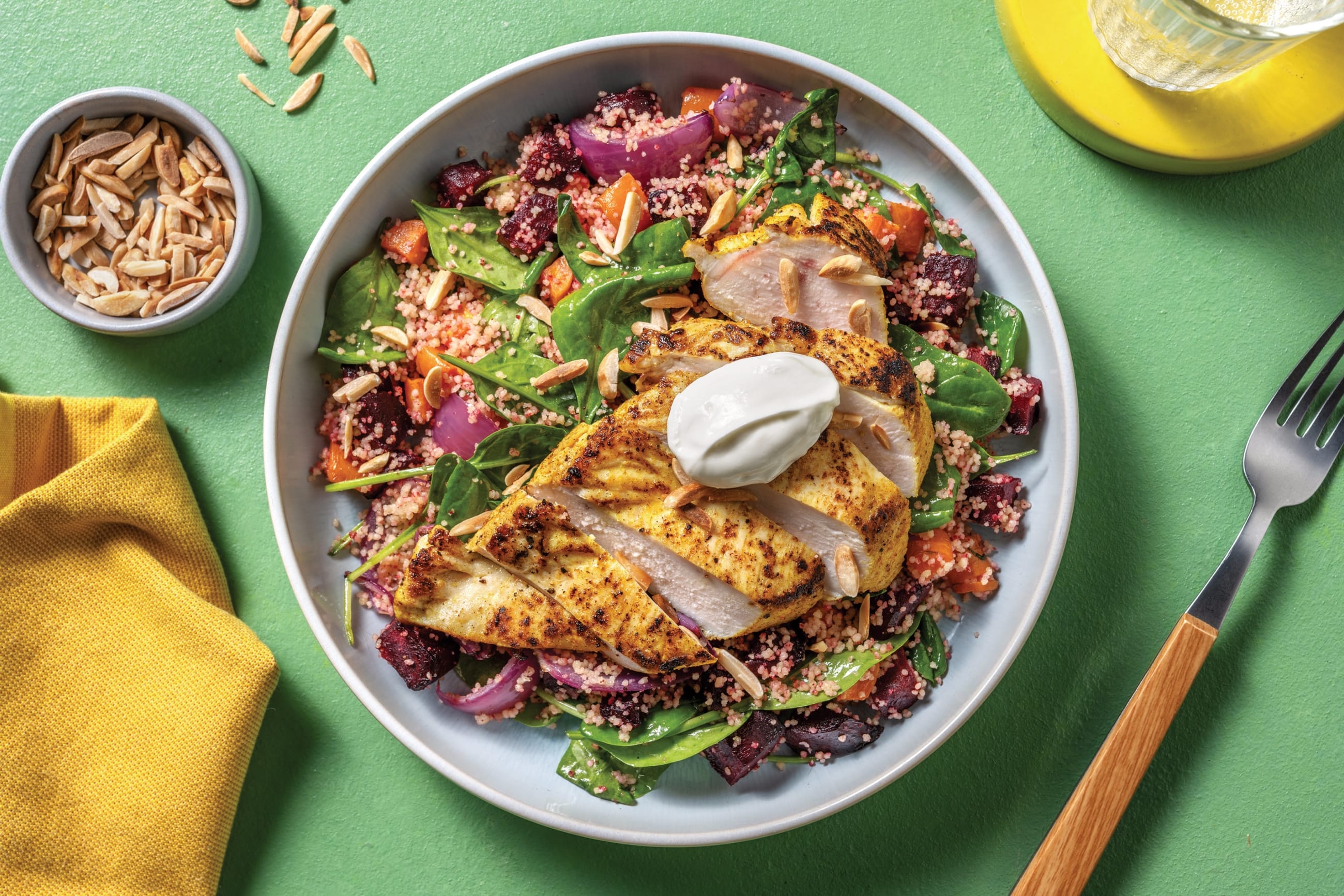 Chermoula Haloumi & Veggie Coucous