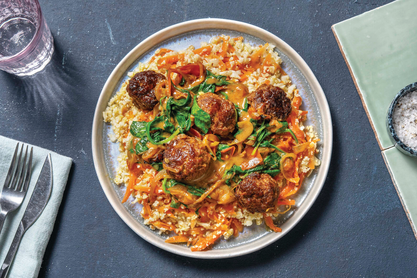 Baked Mumbai Beef Meatball Curry