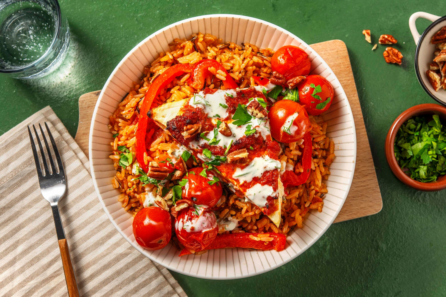 Shepherd's Bowl! Gebackener Hirtenkäse auf Tomaten