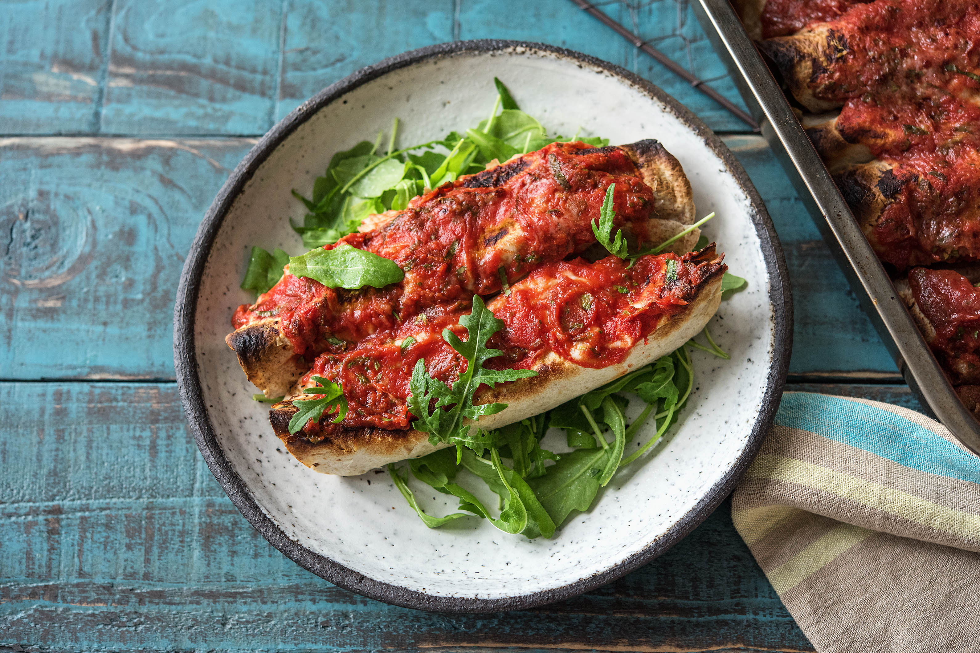 Baked Tuscan Sausage Tortilla