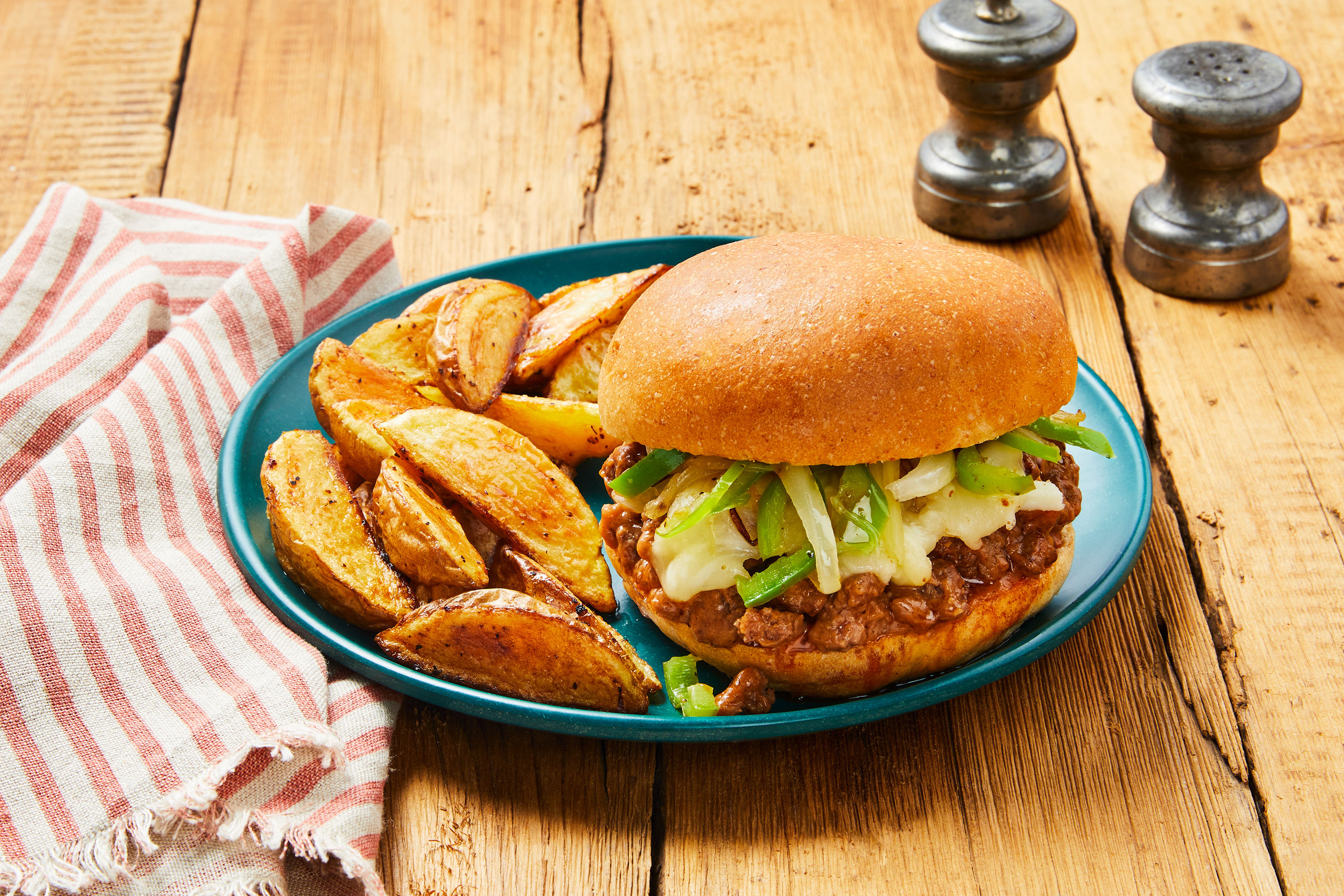 Philly-Style Beef Chopped Cheese Sandos