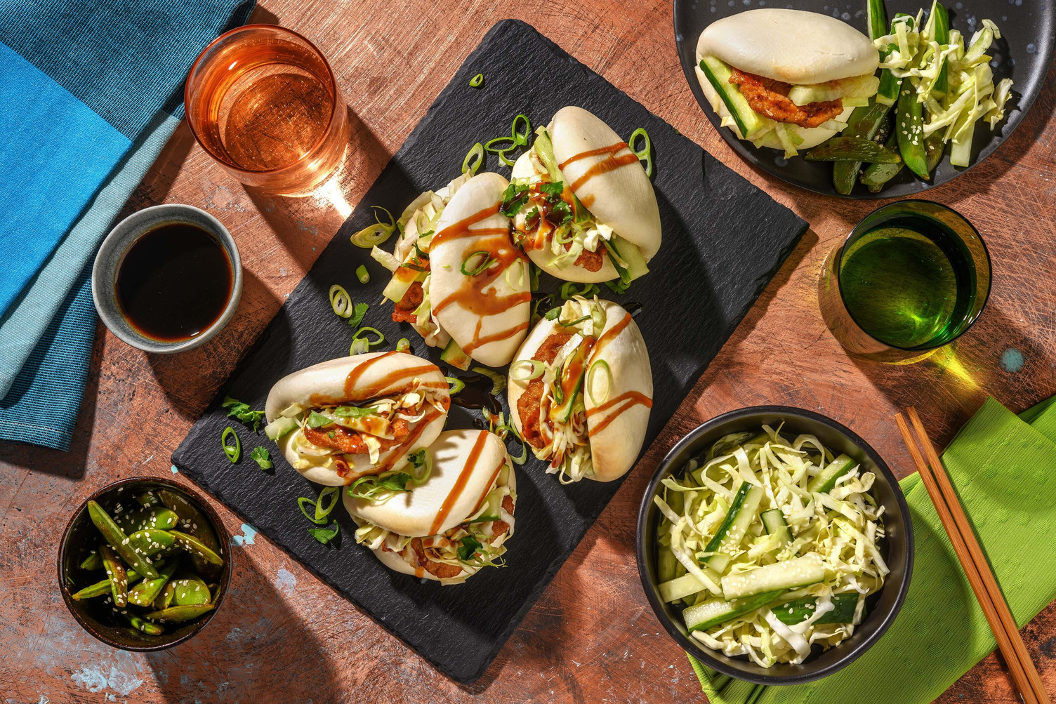 Bao bun au filet de porc laqué