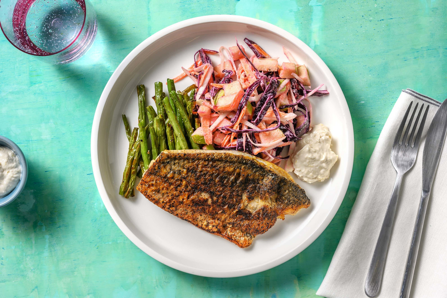 Barramundi fumé et rémoulade
