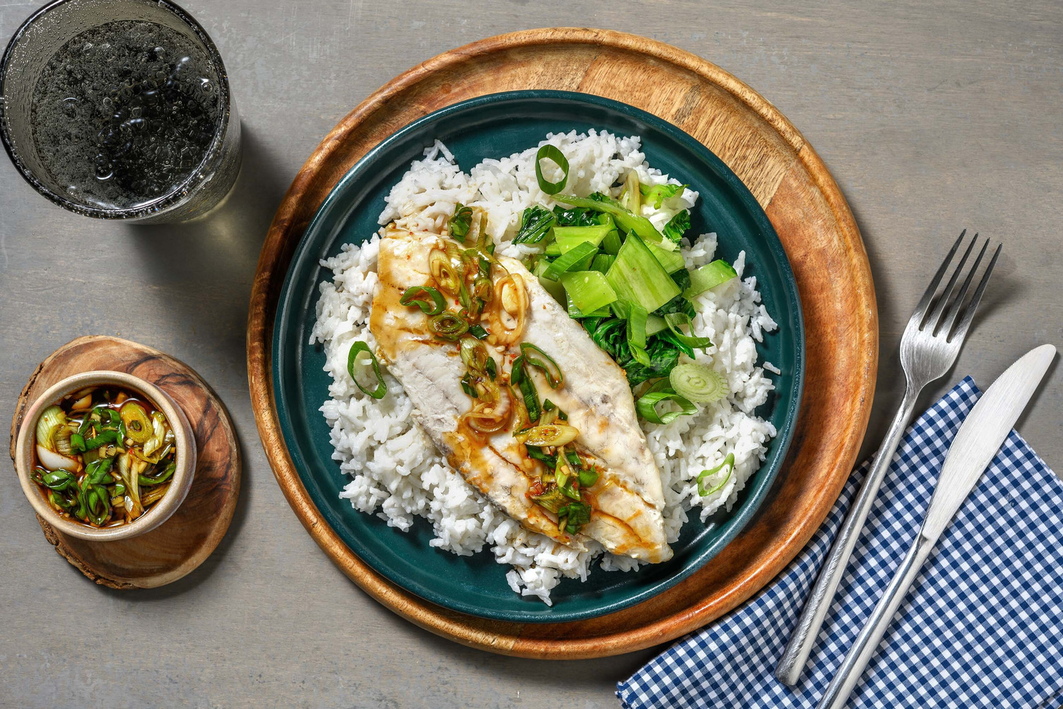 Barramundi grillé style thaï