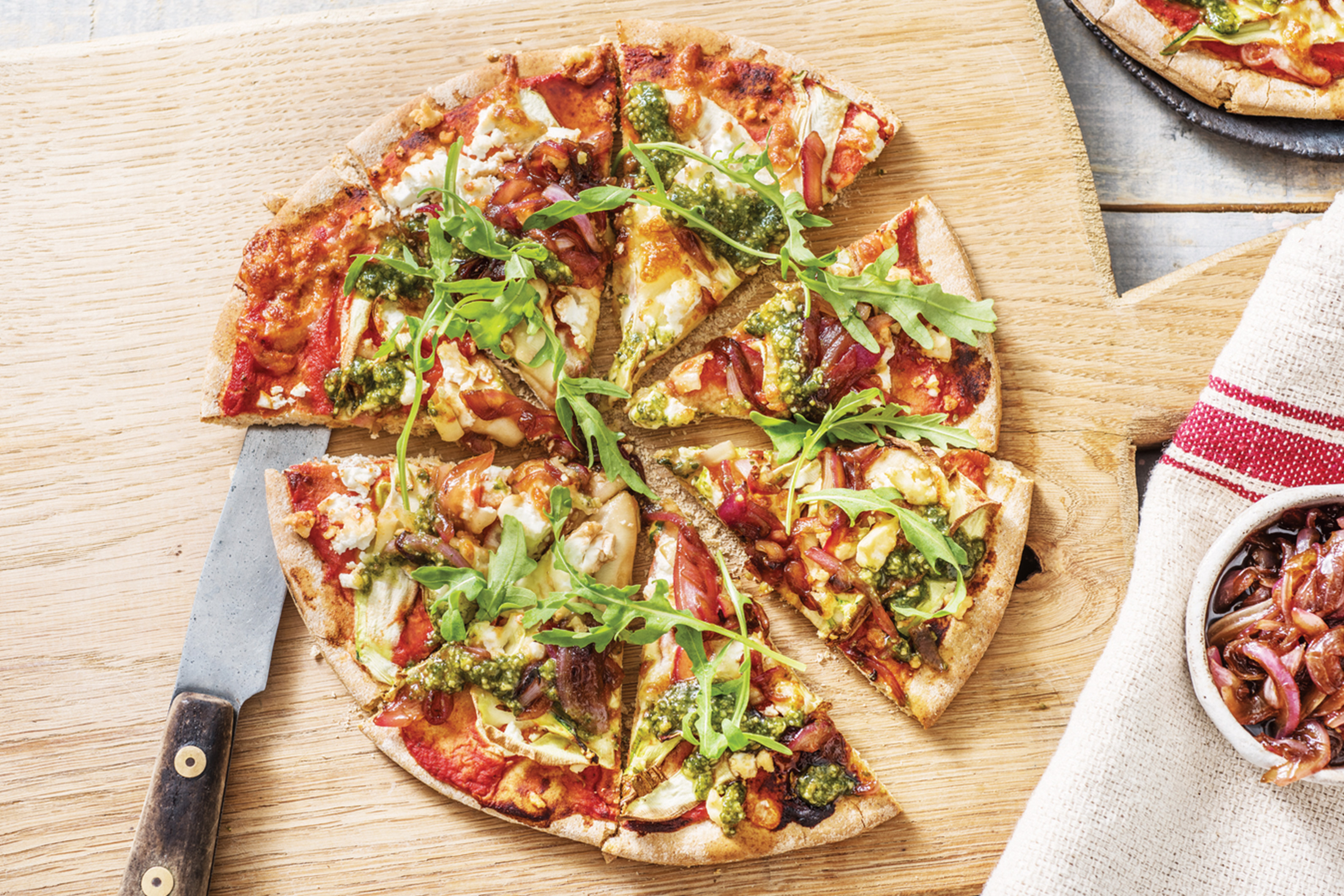 Double Cheese & Pesto Pizza