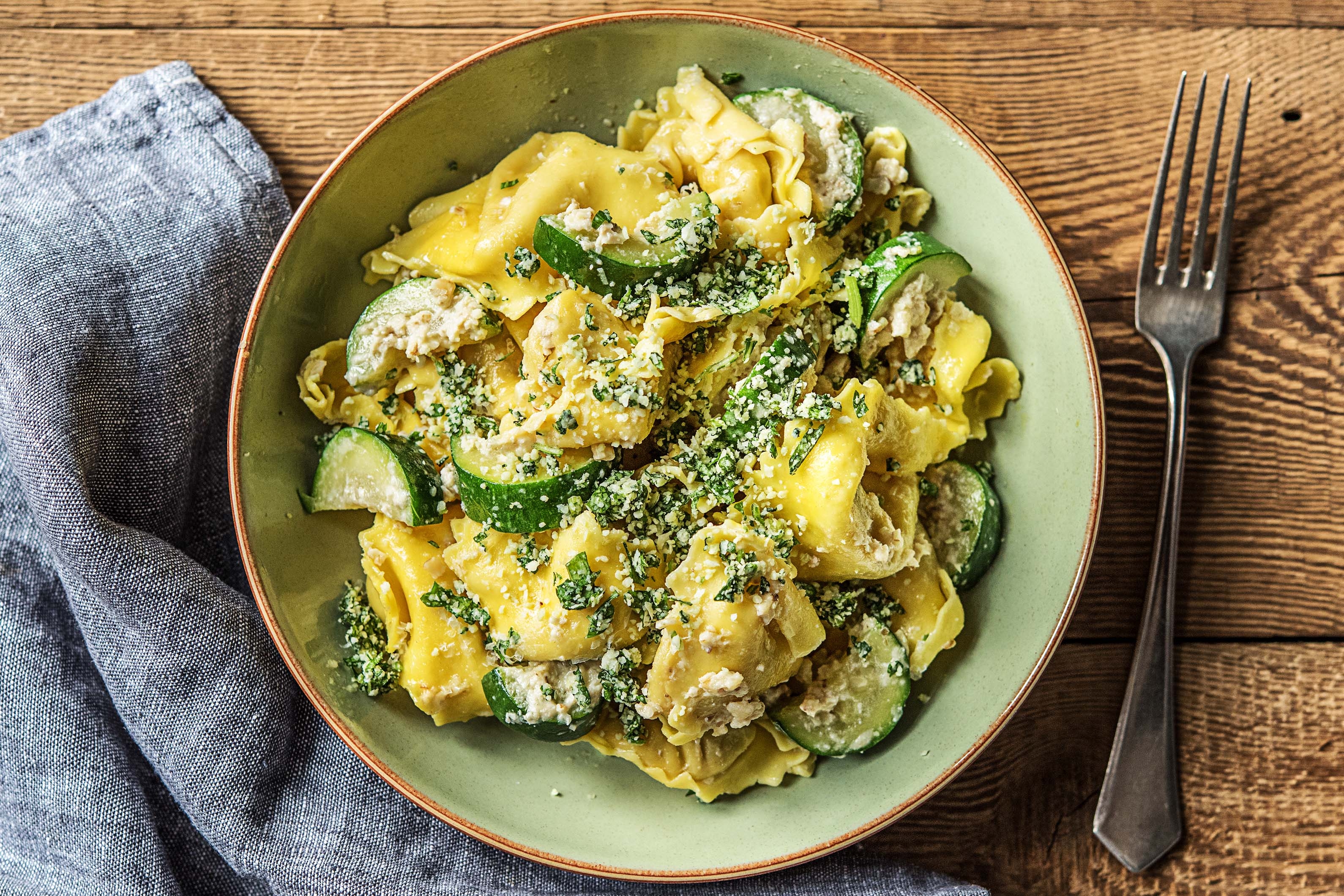 Hello Agnolotti! Basilikum-Pasta-Taschen