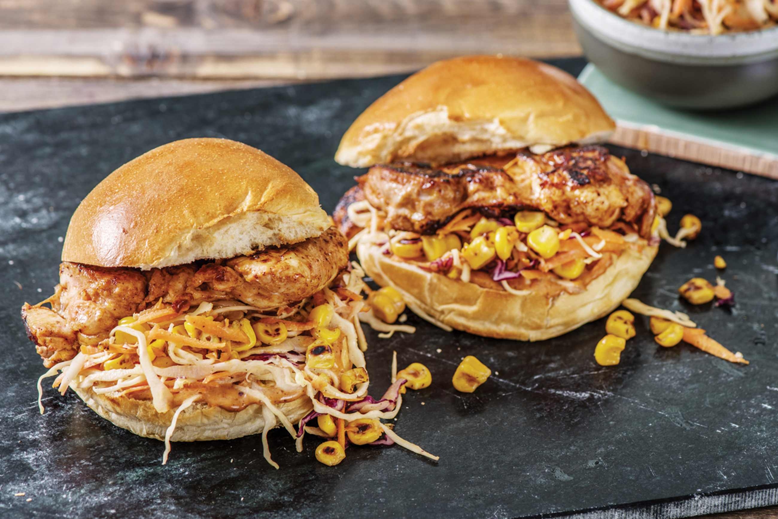 BBQ Chicken Burgers
