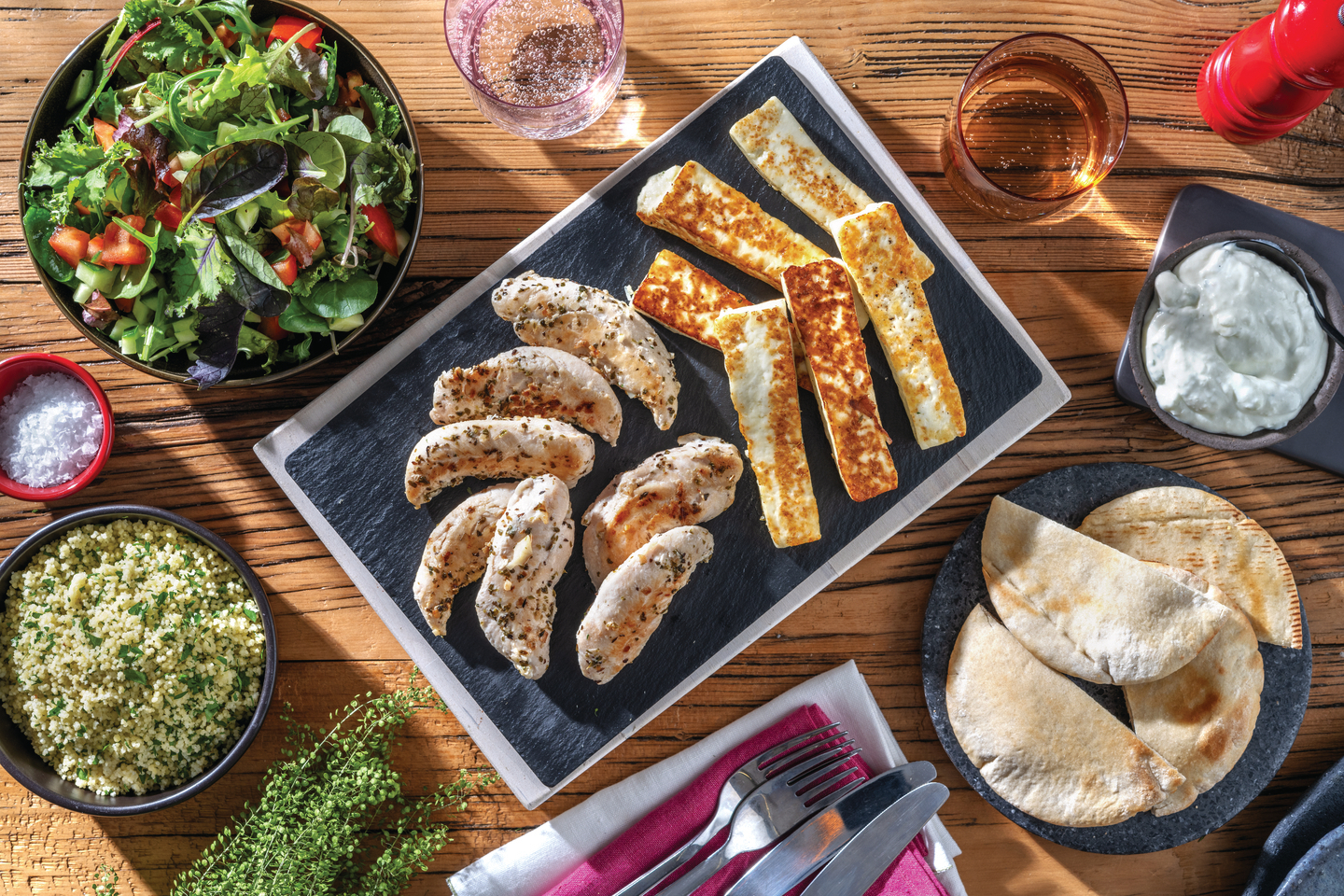 Chargrilled Greek-Style Chicken Tenders