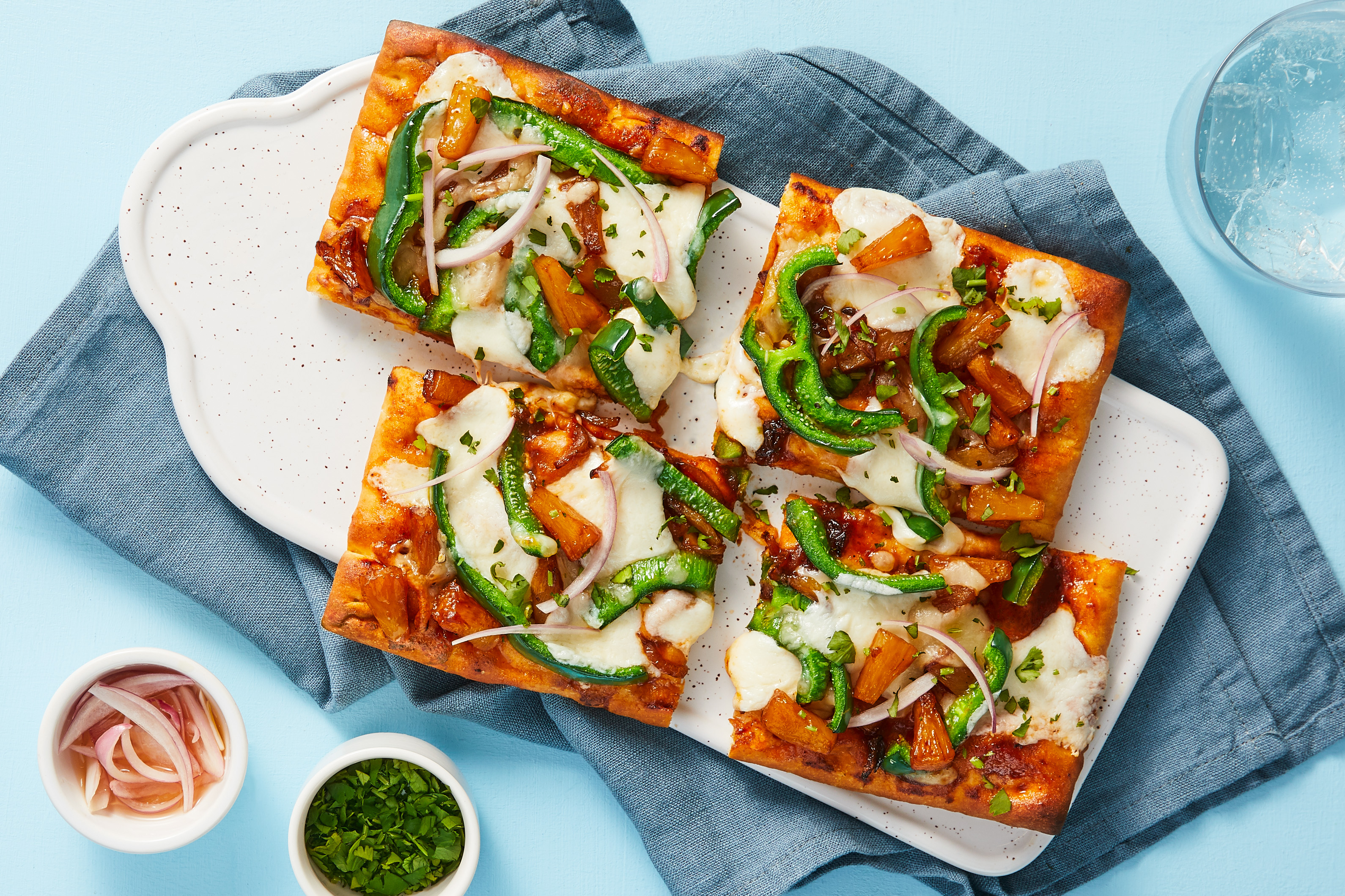 BBQ Pineapple Flatbreads