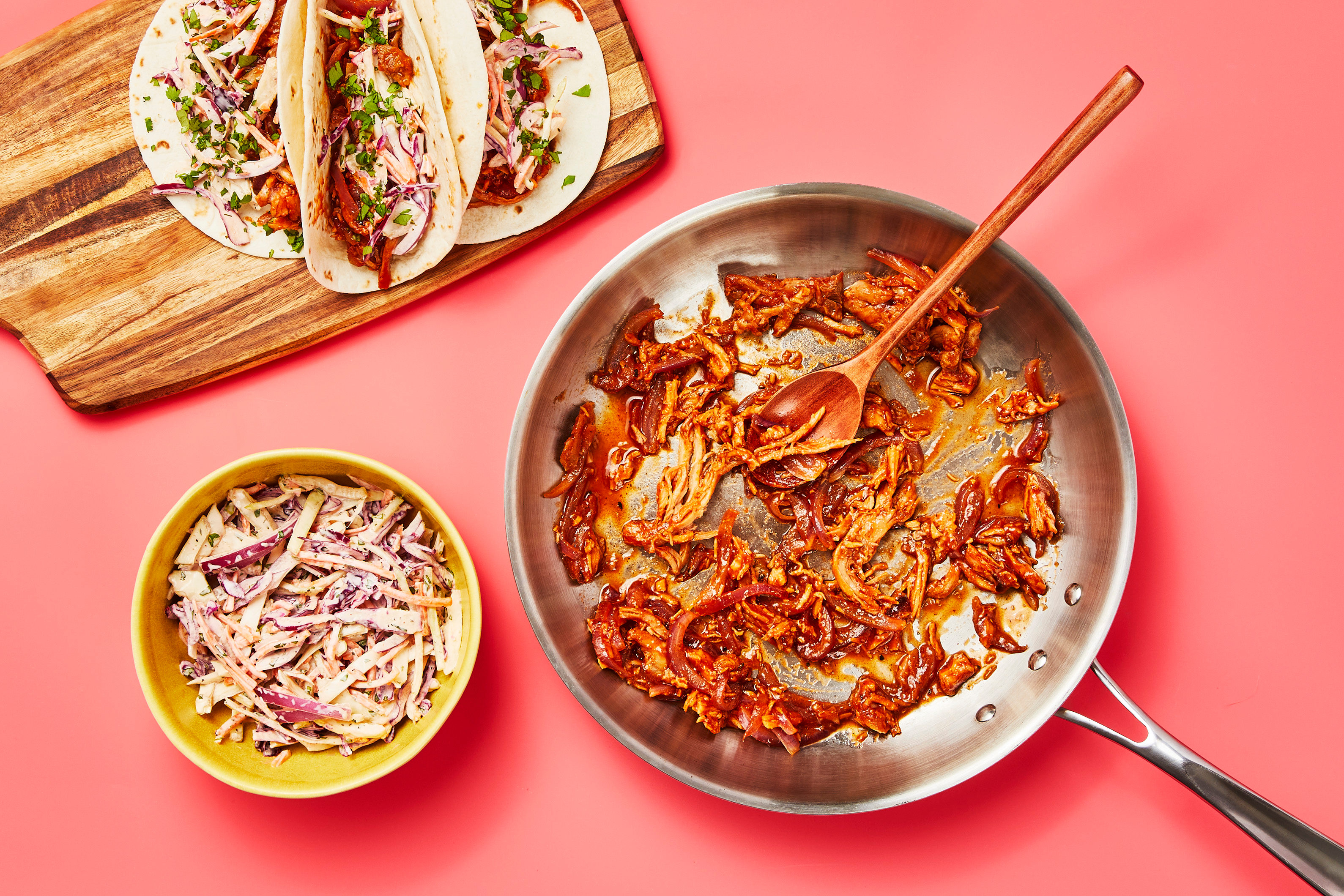 BBQ Pulled Chicken Tacos