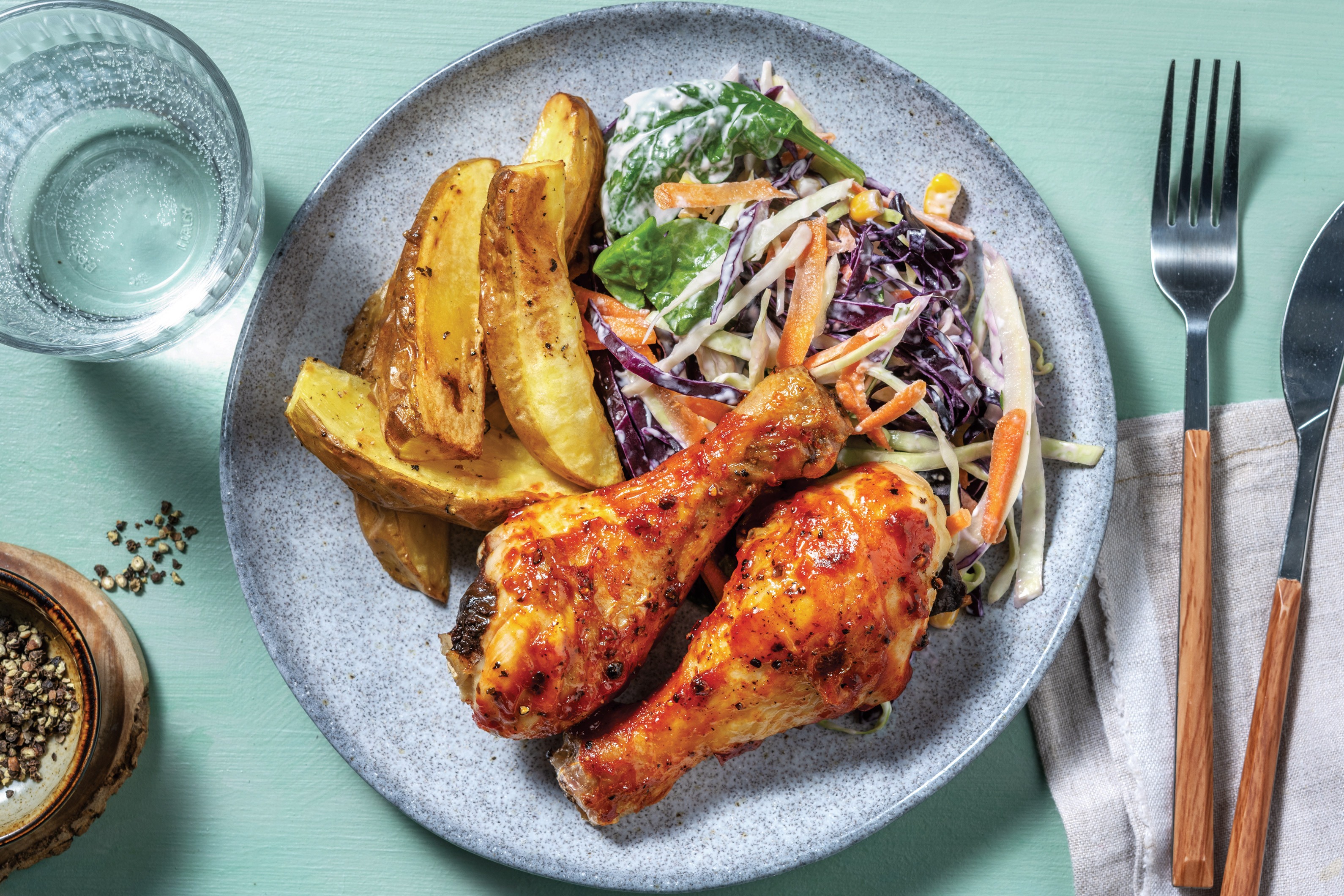 BBQ & Sriracha Chicken Drumsticks