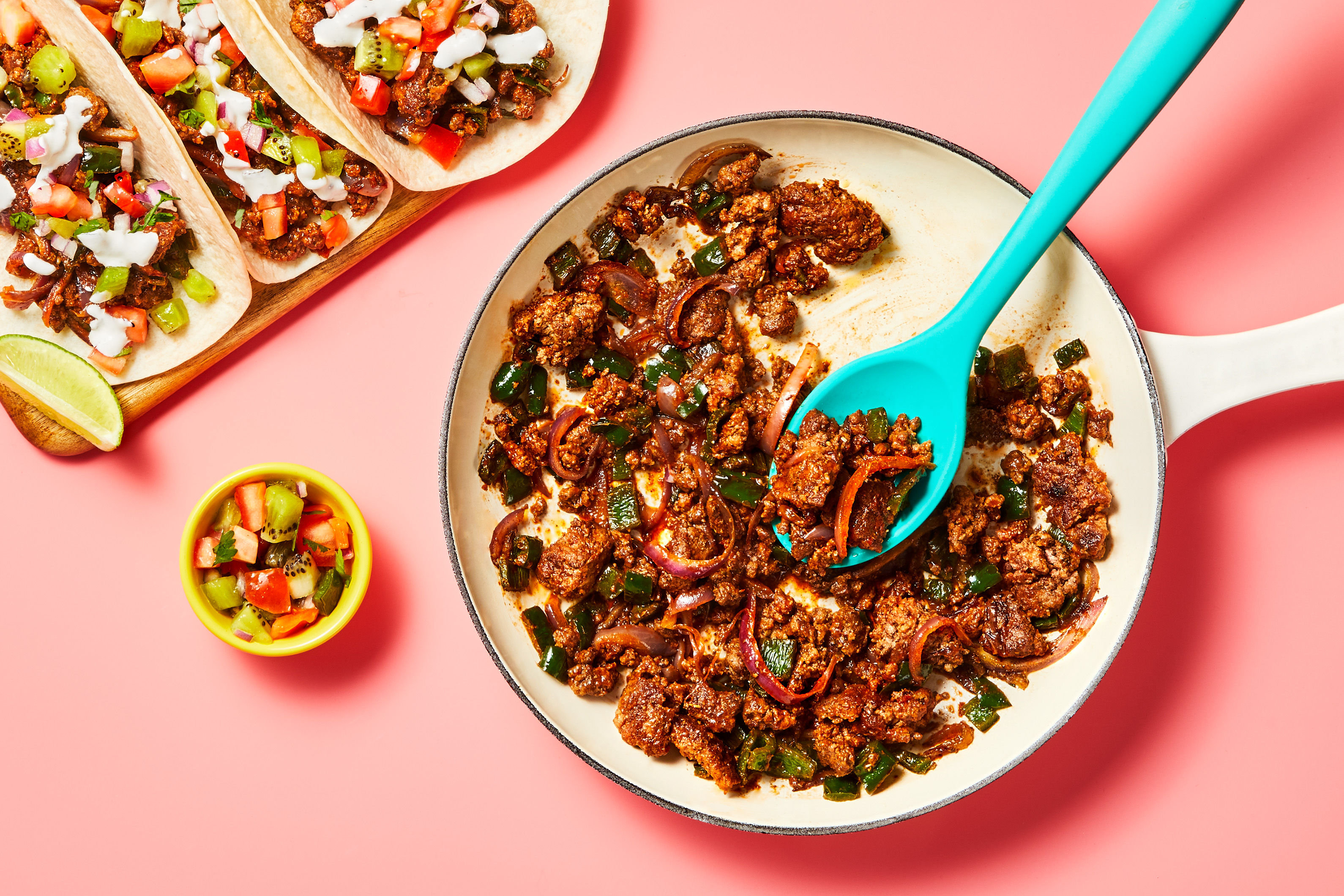 Beef & Poblano Tacos