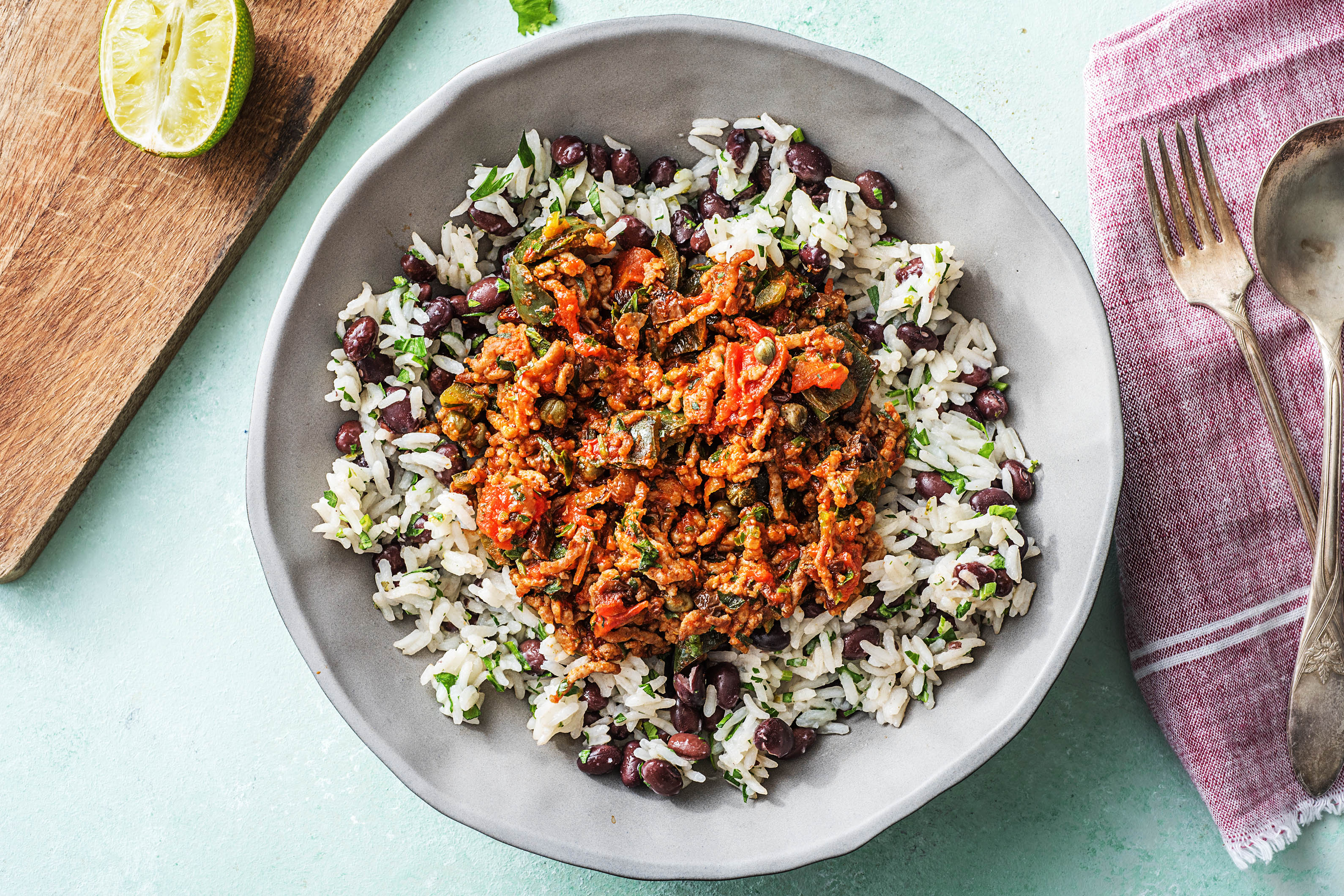 Beef and Pork Picadillo