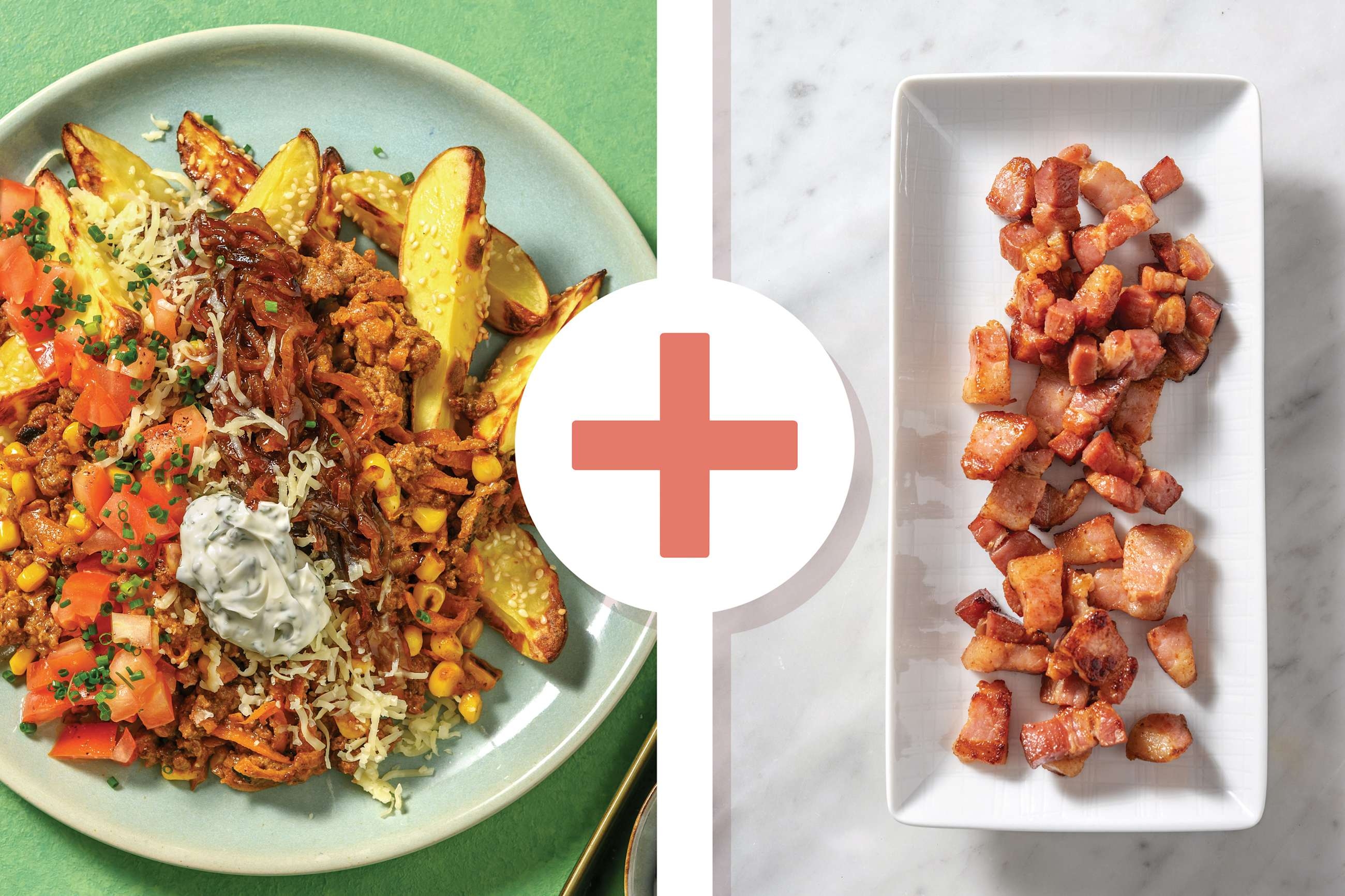 Loaded Bacon-Cheeseburger Wedges