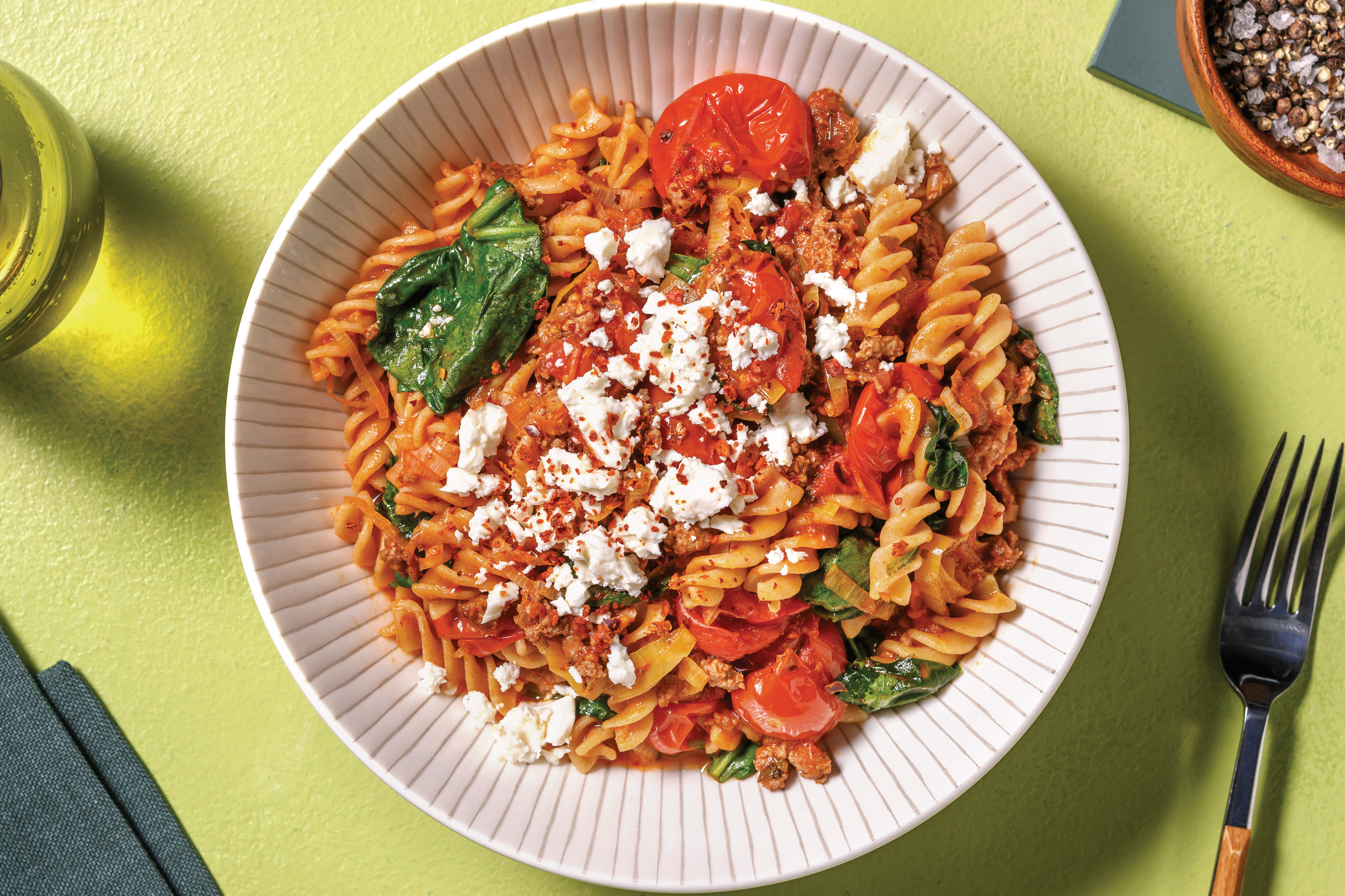 Quick Beef, Cherry Tomato & Leek Ragu