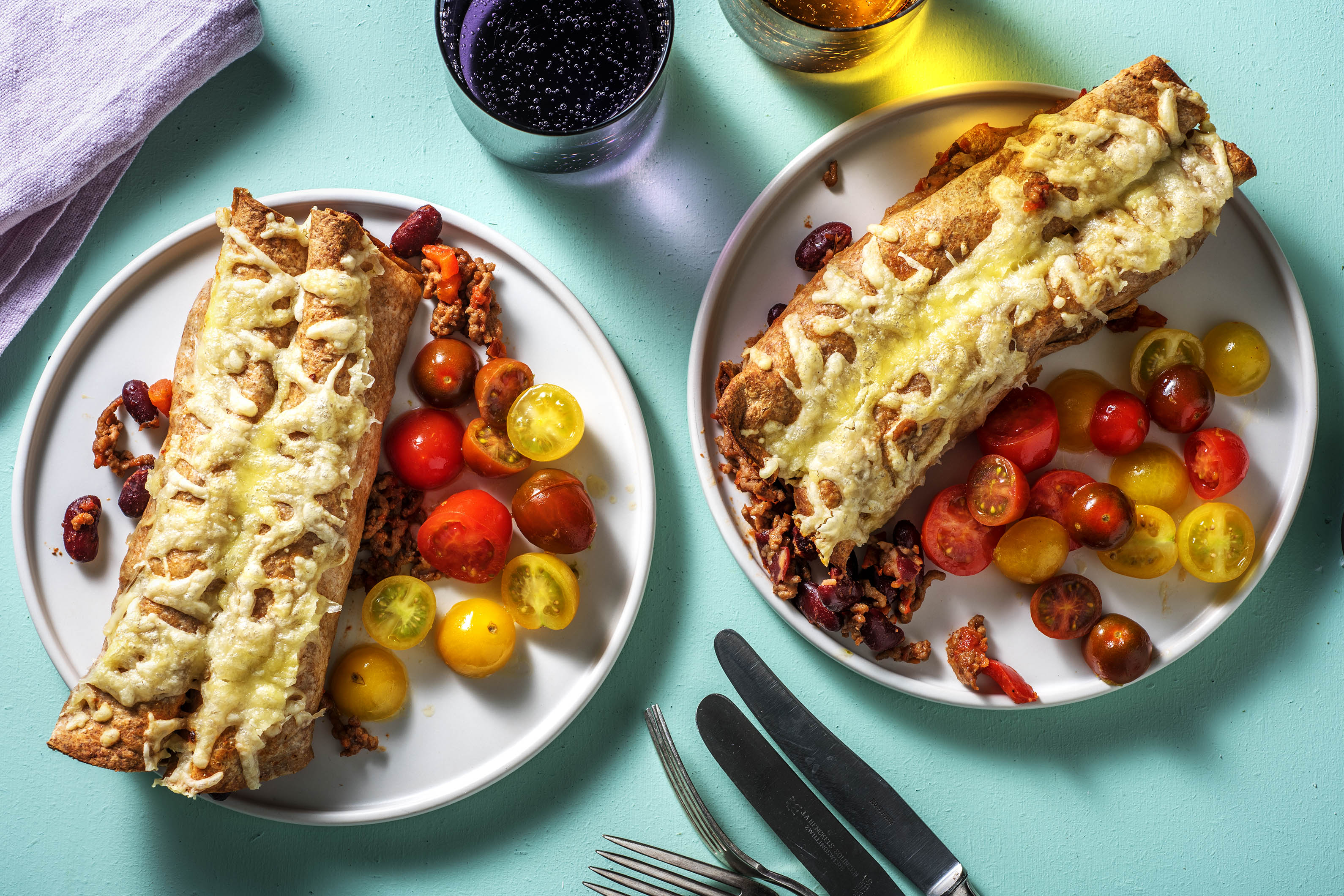 Crispy Beef Enchiladas