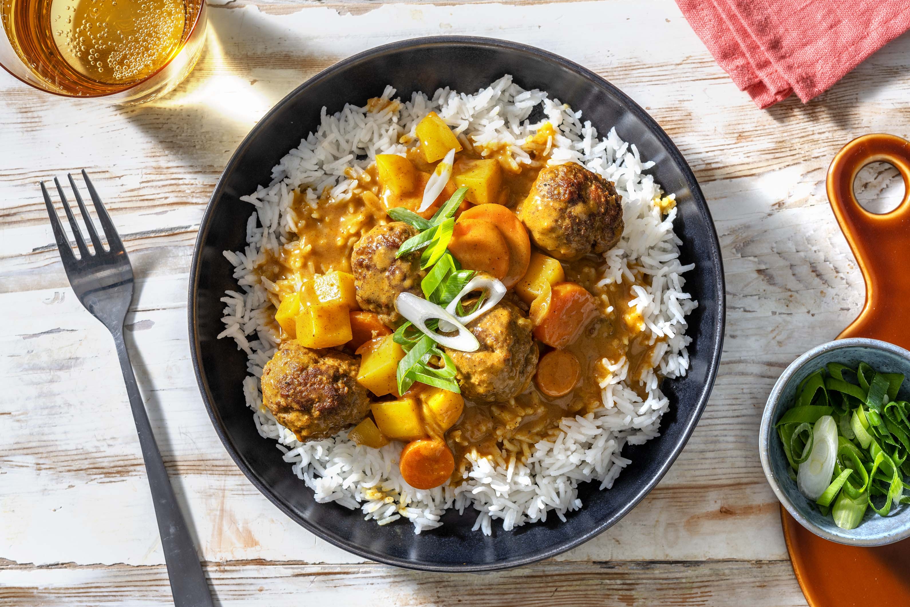 Beef Meatball Massaman-Style Curry