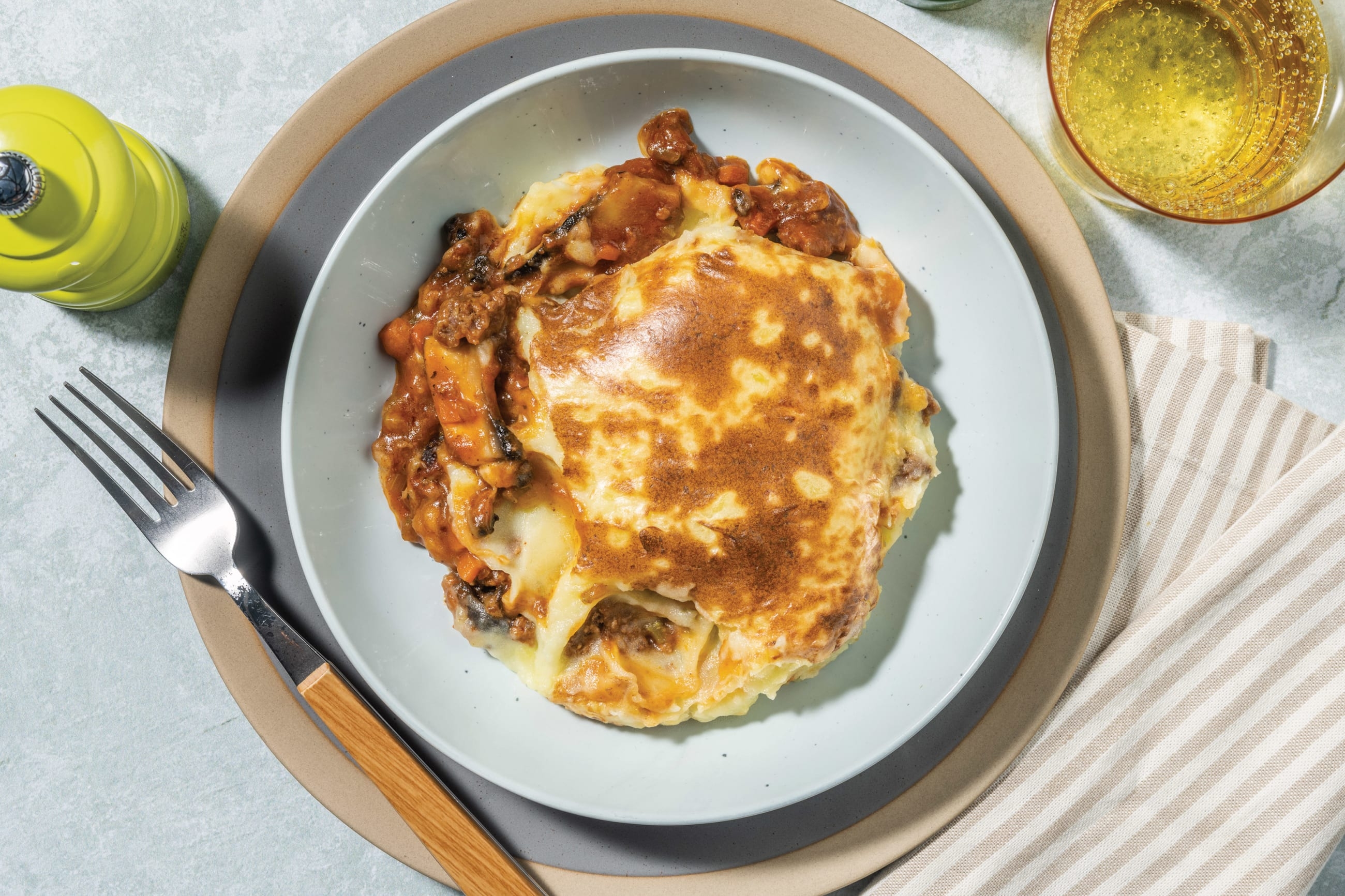 Beef, Pork & Mushroom Ragu Pie