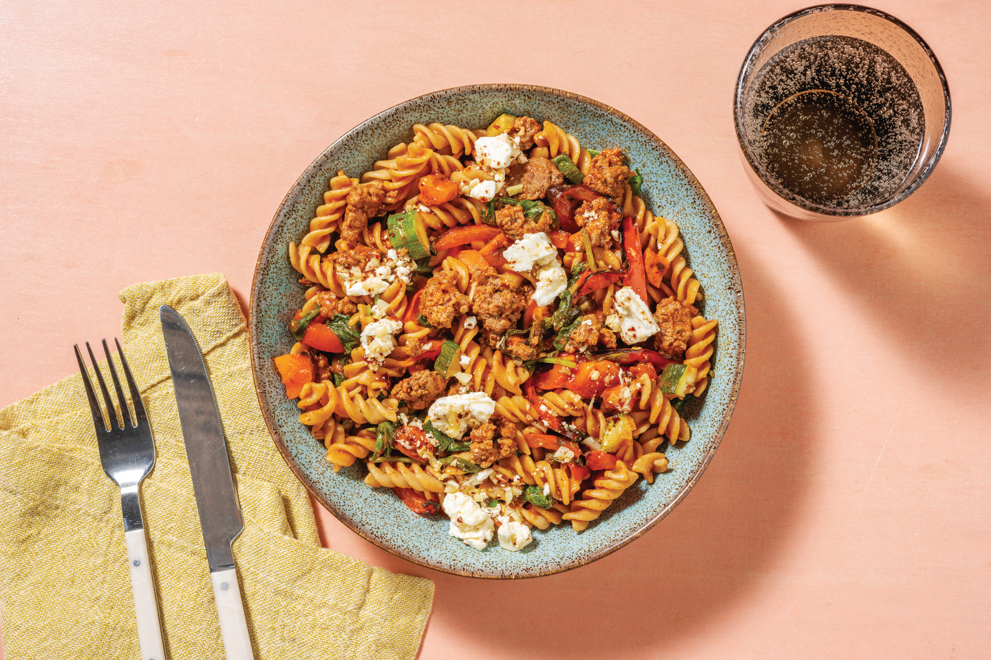 Beef & Roast Veggie Wholemeal Fusilli
