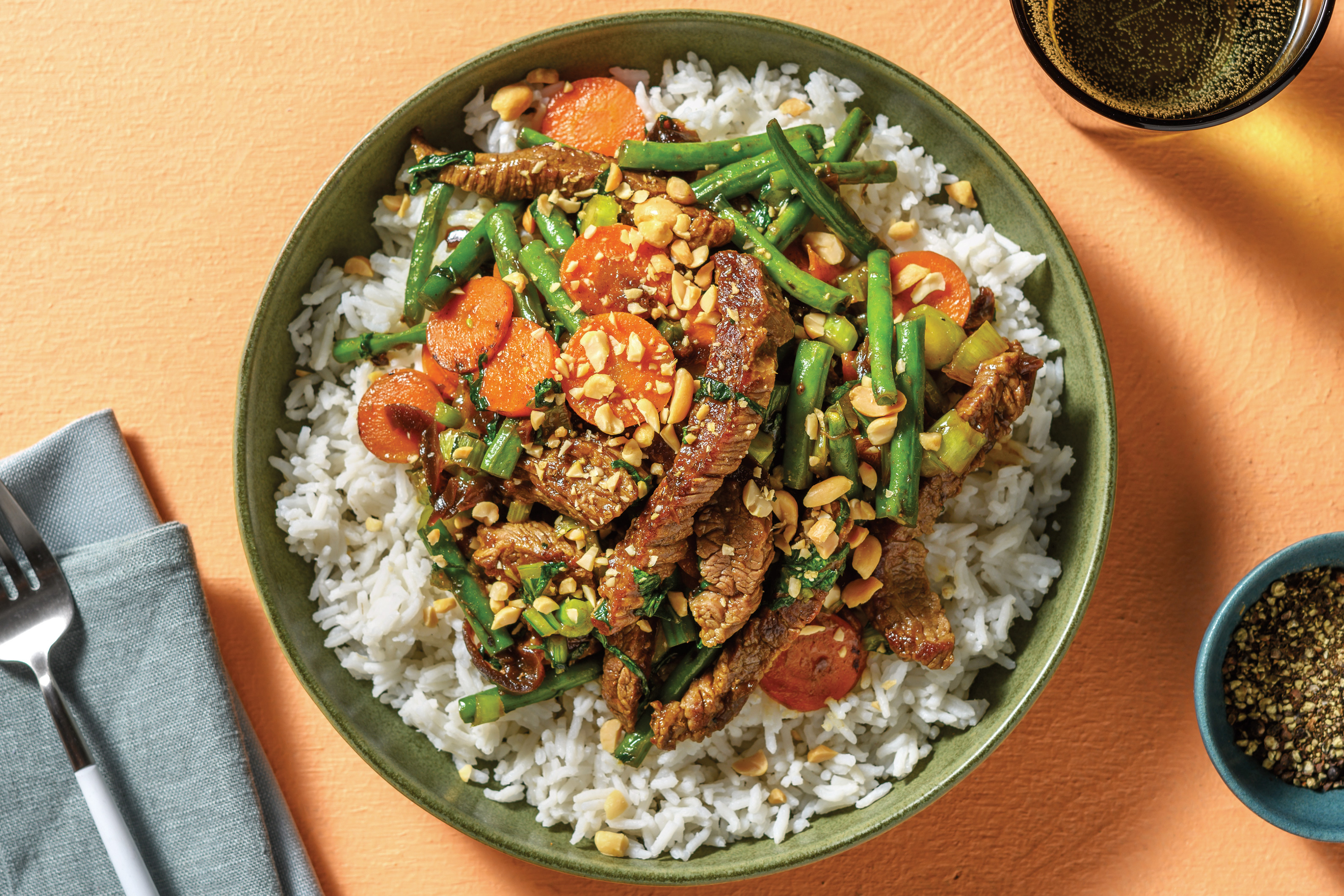 Quick Lemon Pepper Beef Stir-Fry