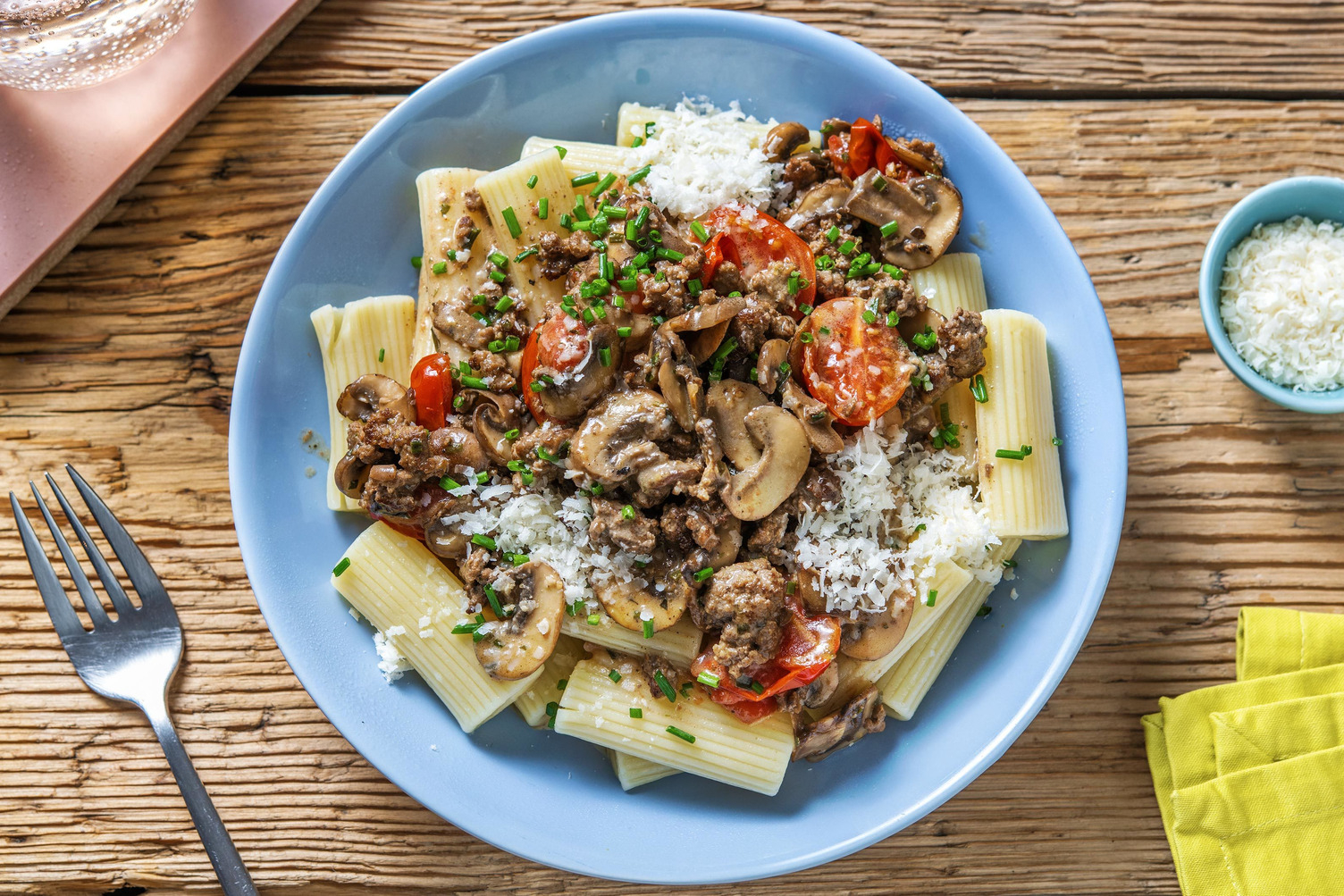 Beefy Sicilian Mushroom Rigatoni