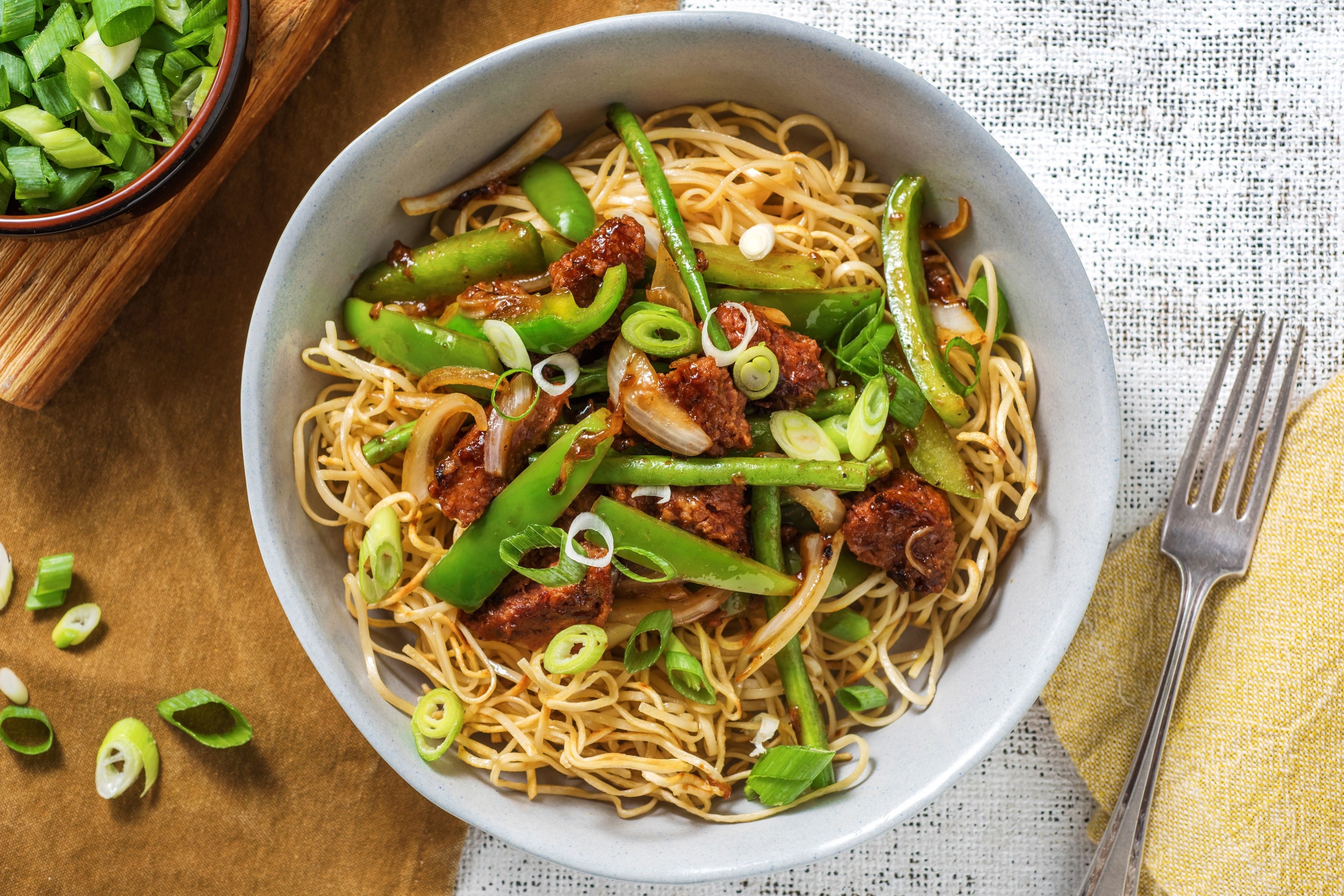 Crispy Sesame Chow Mein Noodles