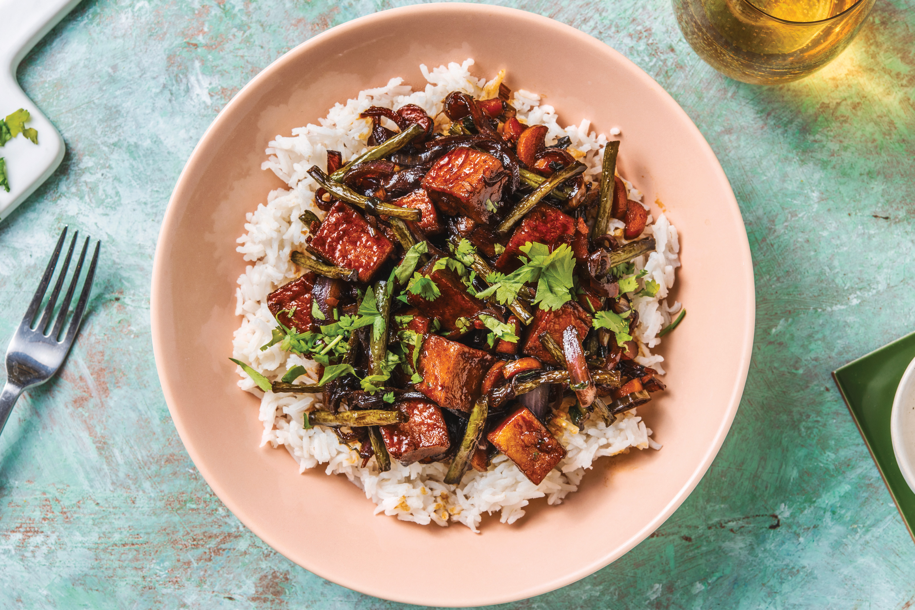 Black Pepper & Soy-Glazed Tofu
