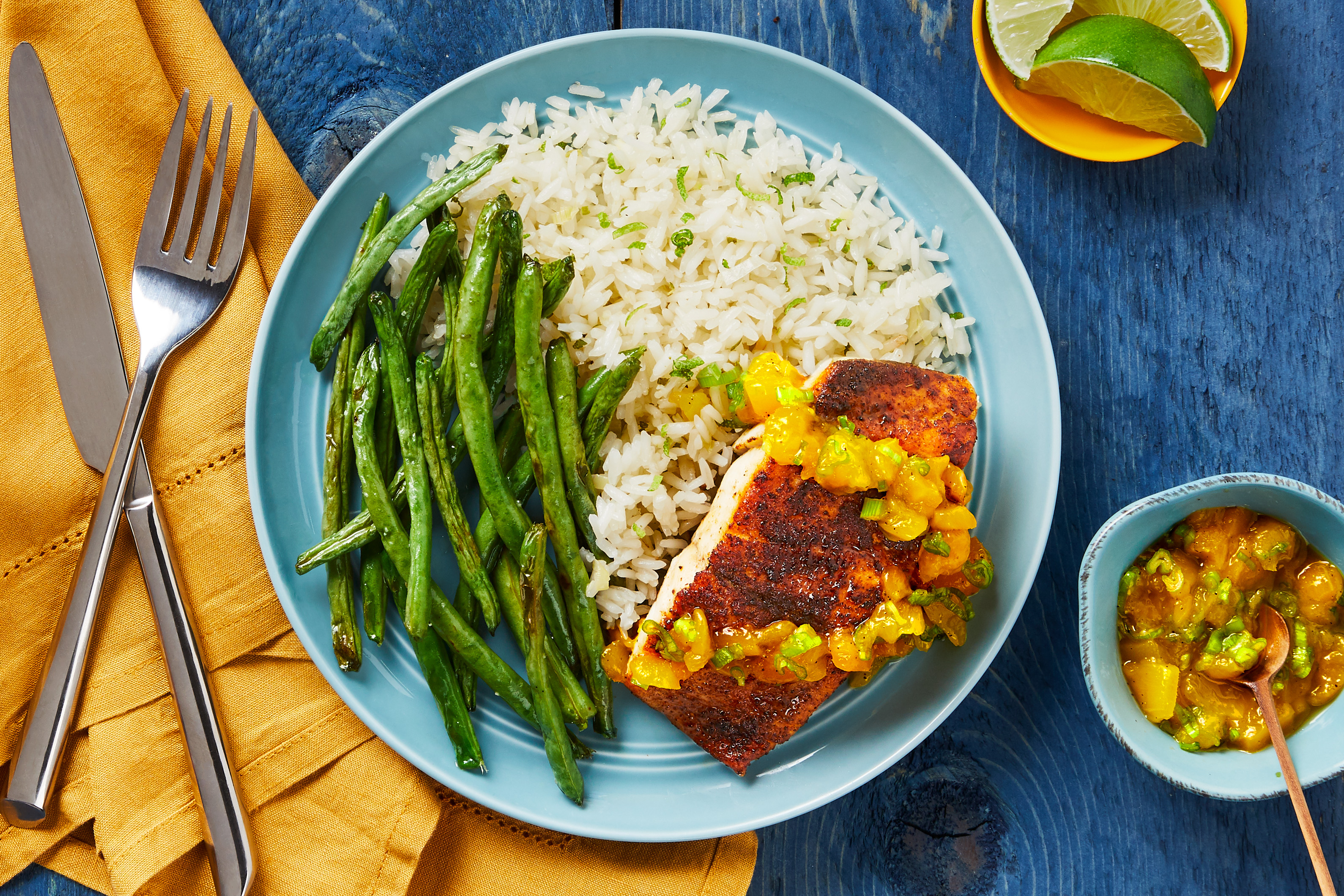 Blackened Barramundi & Mango Salsa