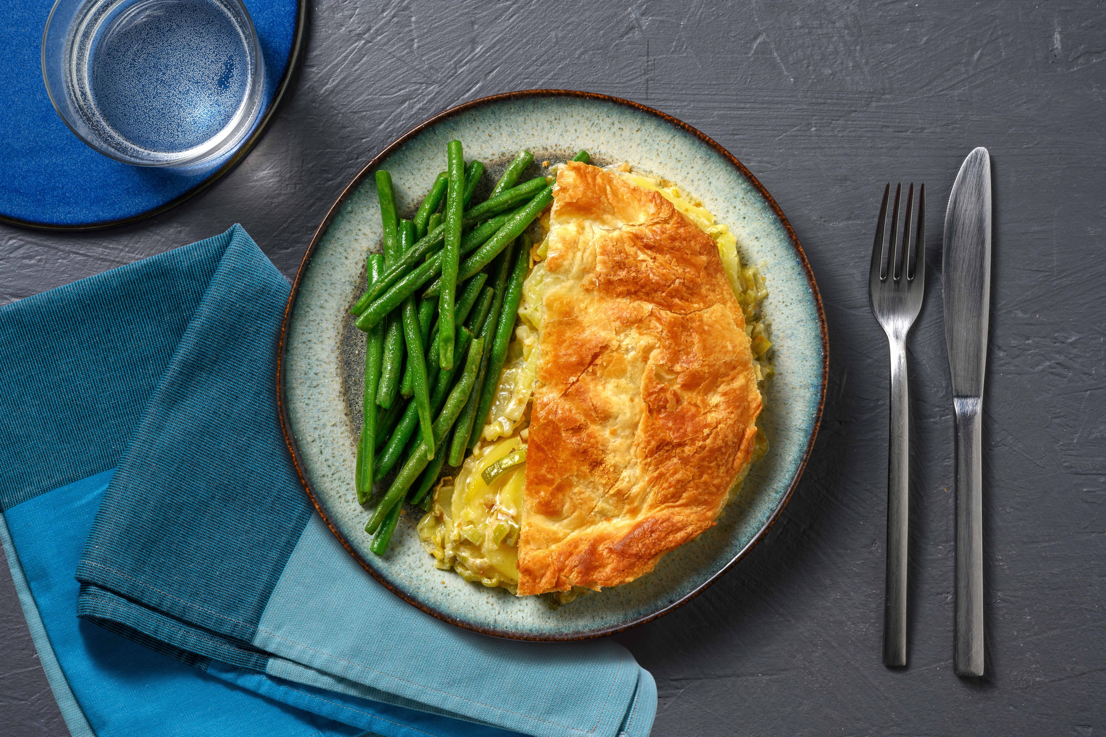 Blue Cheese Dauphinoise Pie