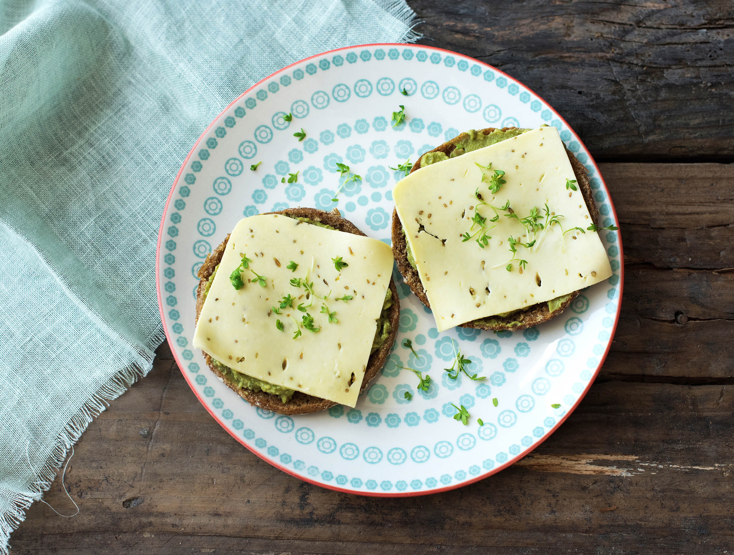 Biscotte à l'avocat